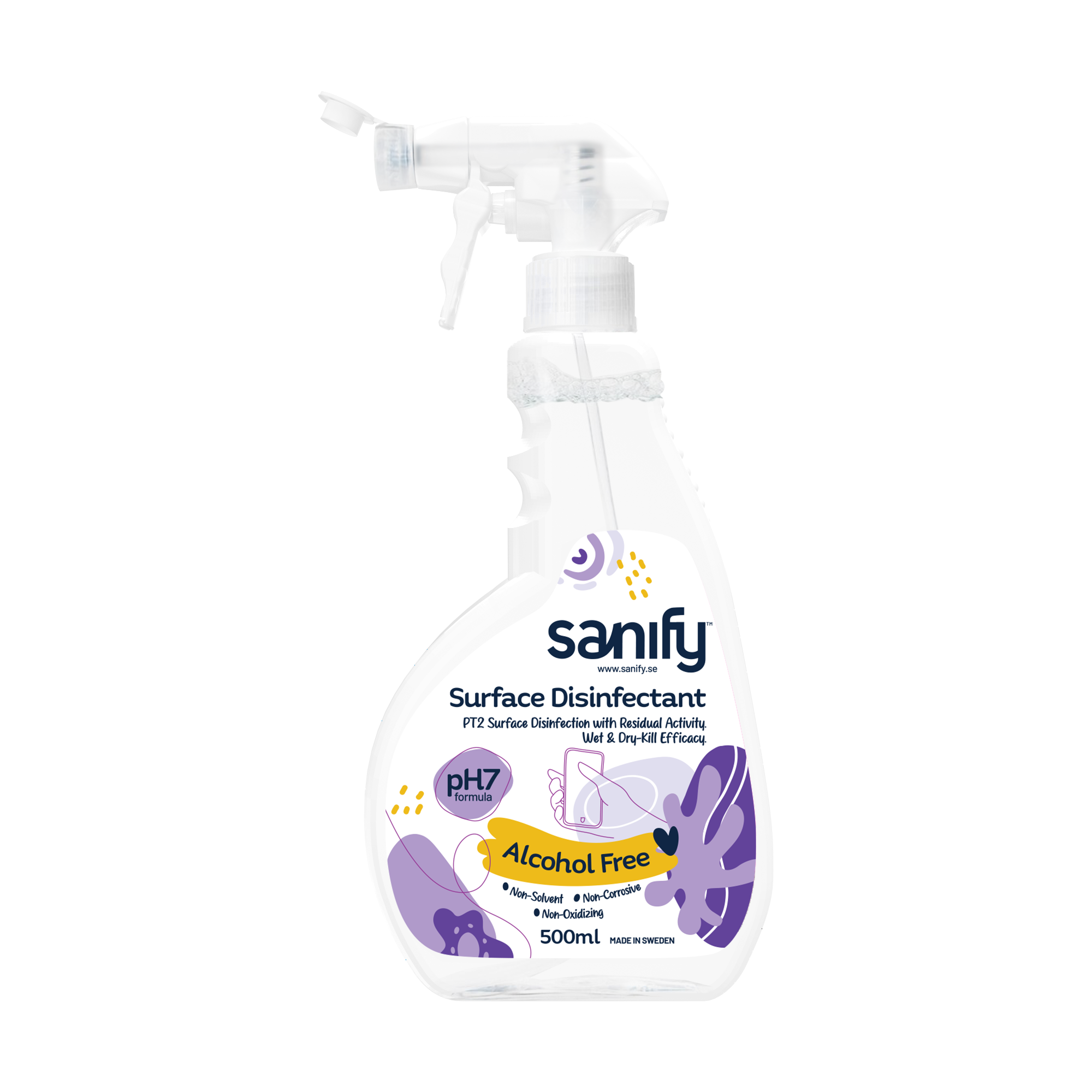 Surface disinfection spray