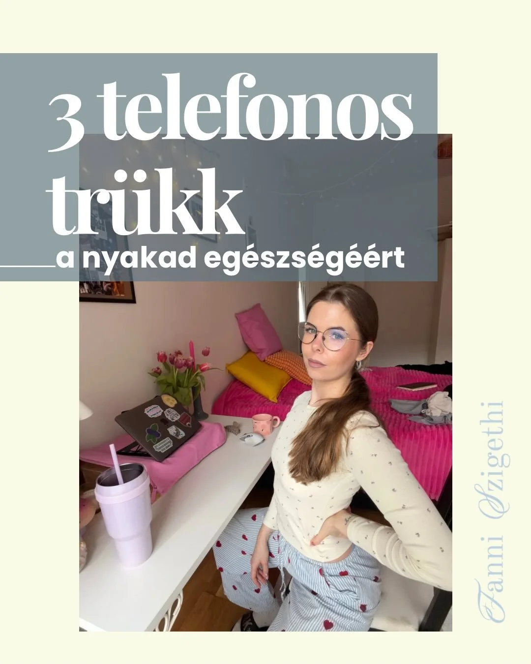 #rekl&aacute;m | ha előseg&iacute;ted, hogy a telefonod, ami naponta x &oacute;r&aacute;n &aacute;t n&eacute;zel, ne &ldquo;h&uacute;zza el a fejed&rdquo;, akkor azt hiszem, az egyik legnagyobb nyak gyilkost csavarod alacsonyabb fokozatra - ugyanis i