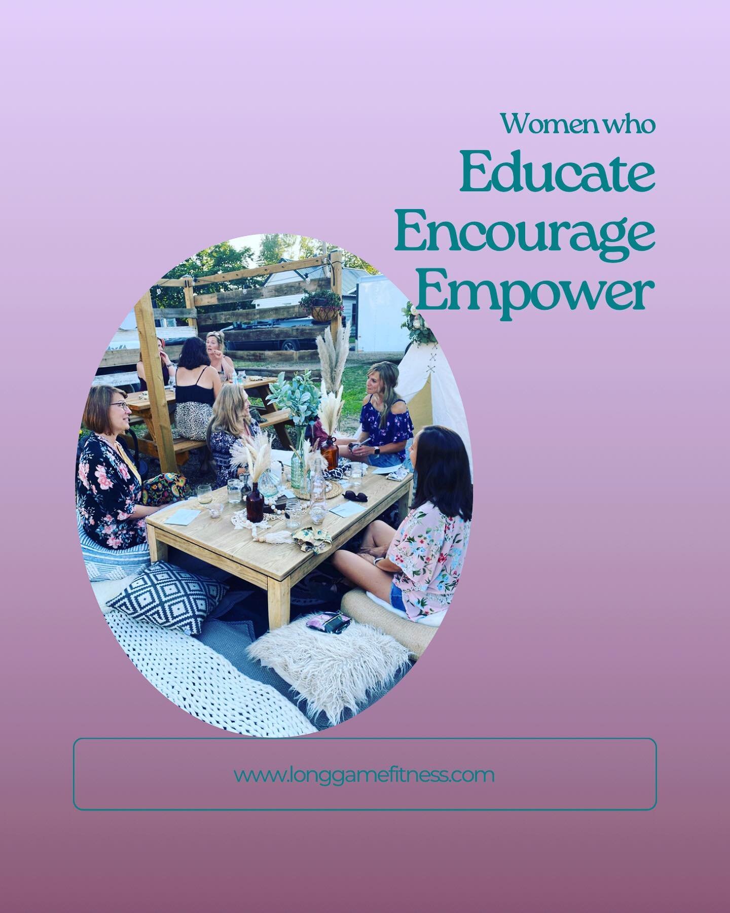 Educate,
Encourage,
Empower.

There have been three times over the last year that I&rsquo;ve had the opportunity to sit in a room full of women whose common thread are these three points.

Women from so many different backgrounds, thought processes, 