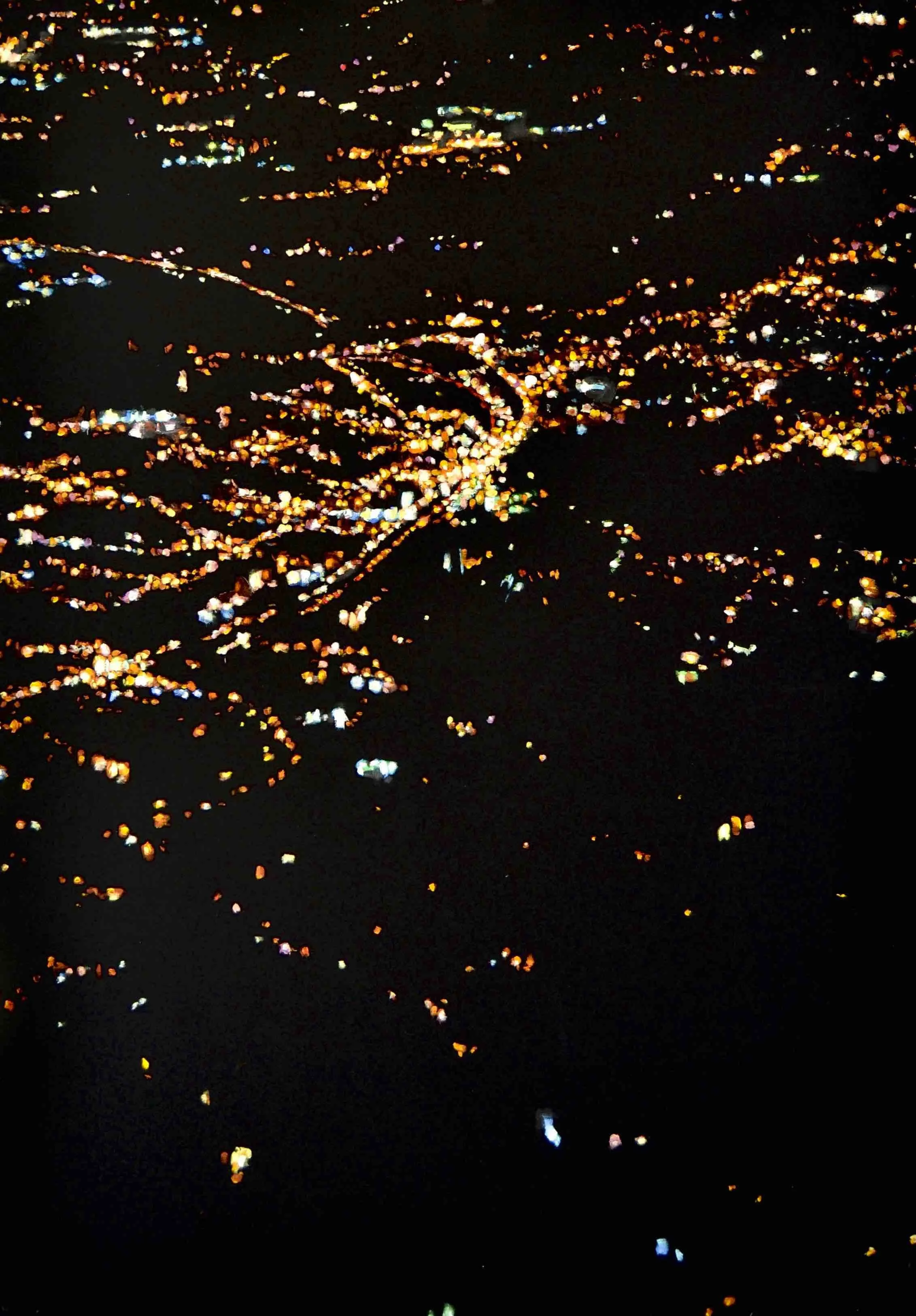 [Emanuele Dottori] 2015 Costellazione Provvisoria_Beirut By Night olio su tessuto 200x140.jpeg