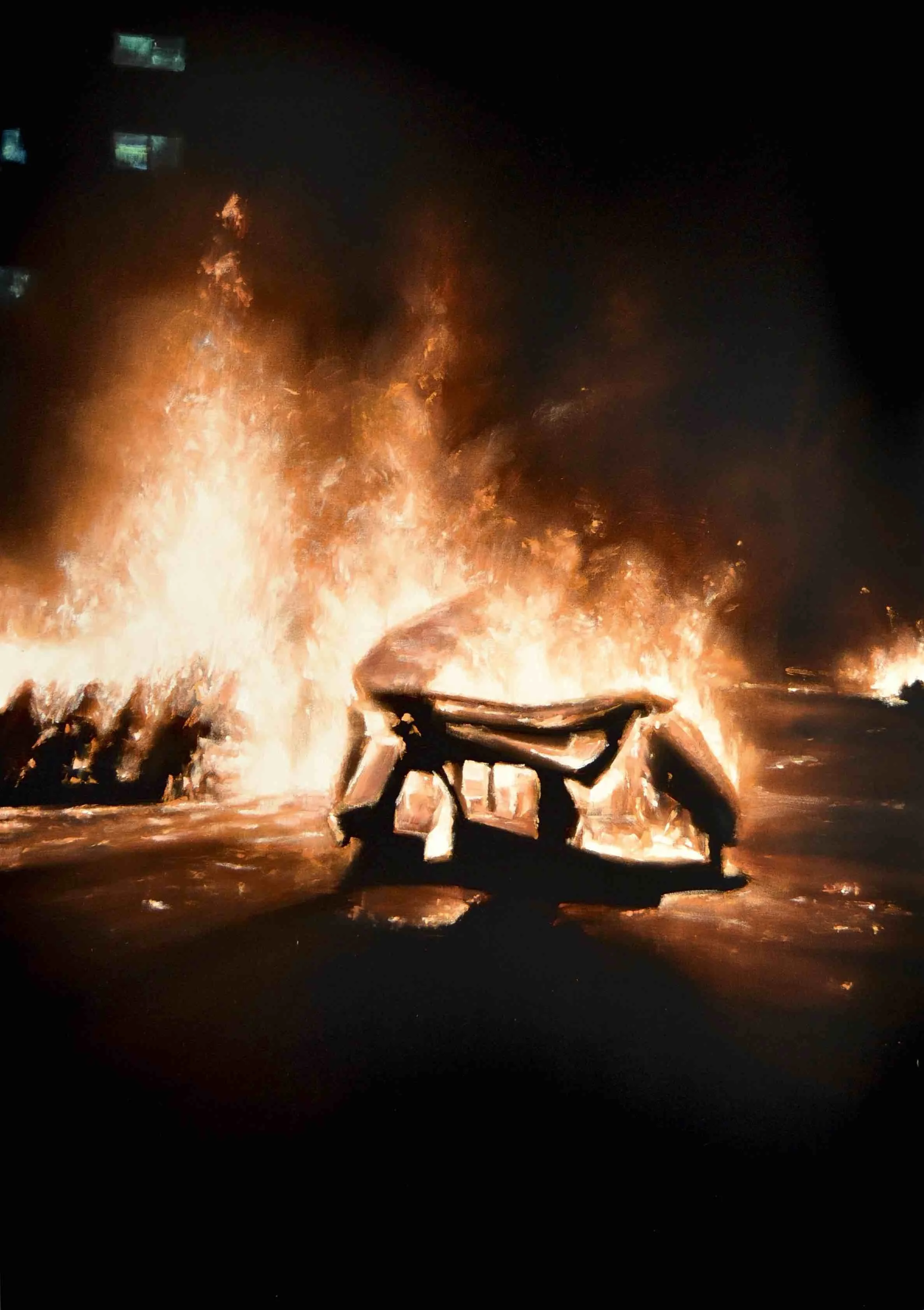 [Emanuele Dottori] 2015 Costellazione Provvisoria_Beirut Sparkling olio su tessuto 200x140.jpeg