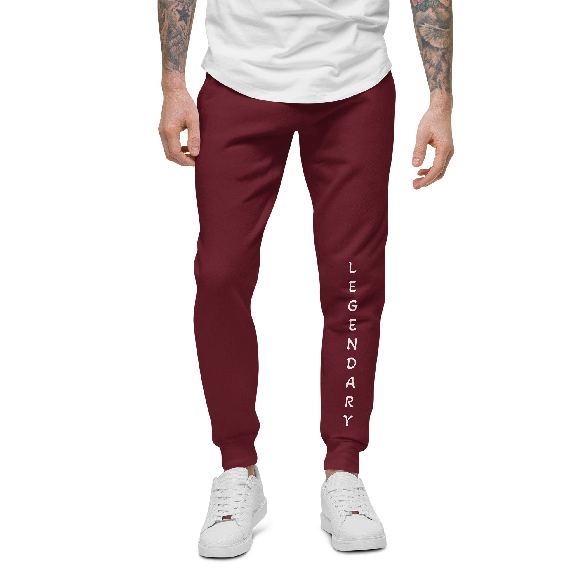 unisex-fleece-sweatpants-maroon-front-66ae72239f6ba.jpg