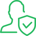 Risk management/security icon