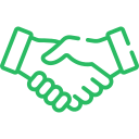 Shaking hands icon