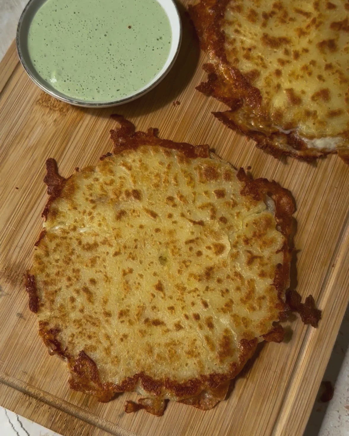 Potato quesadillas
