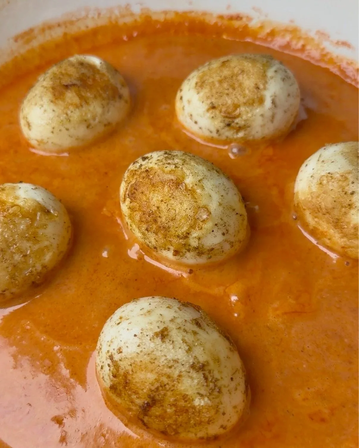 Thai curry eggs 