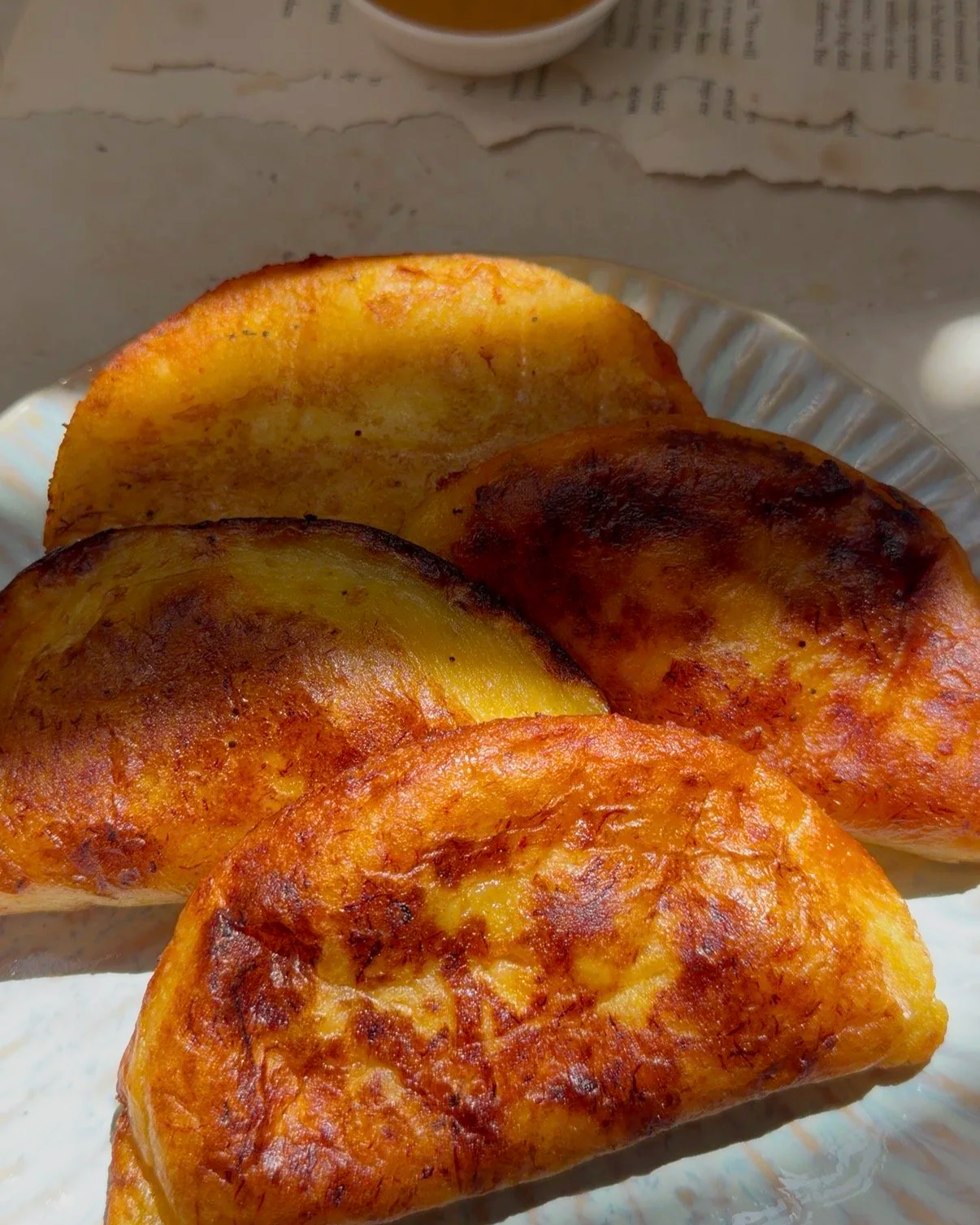 Cheesy chorizo plantain empanadas