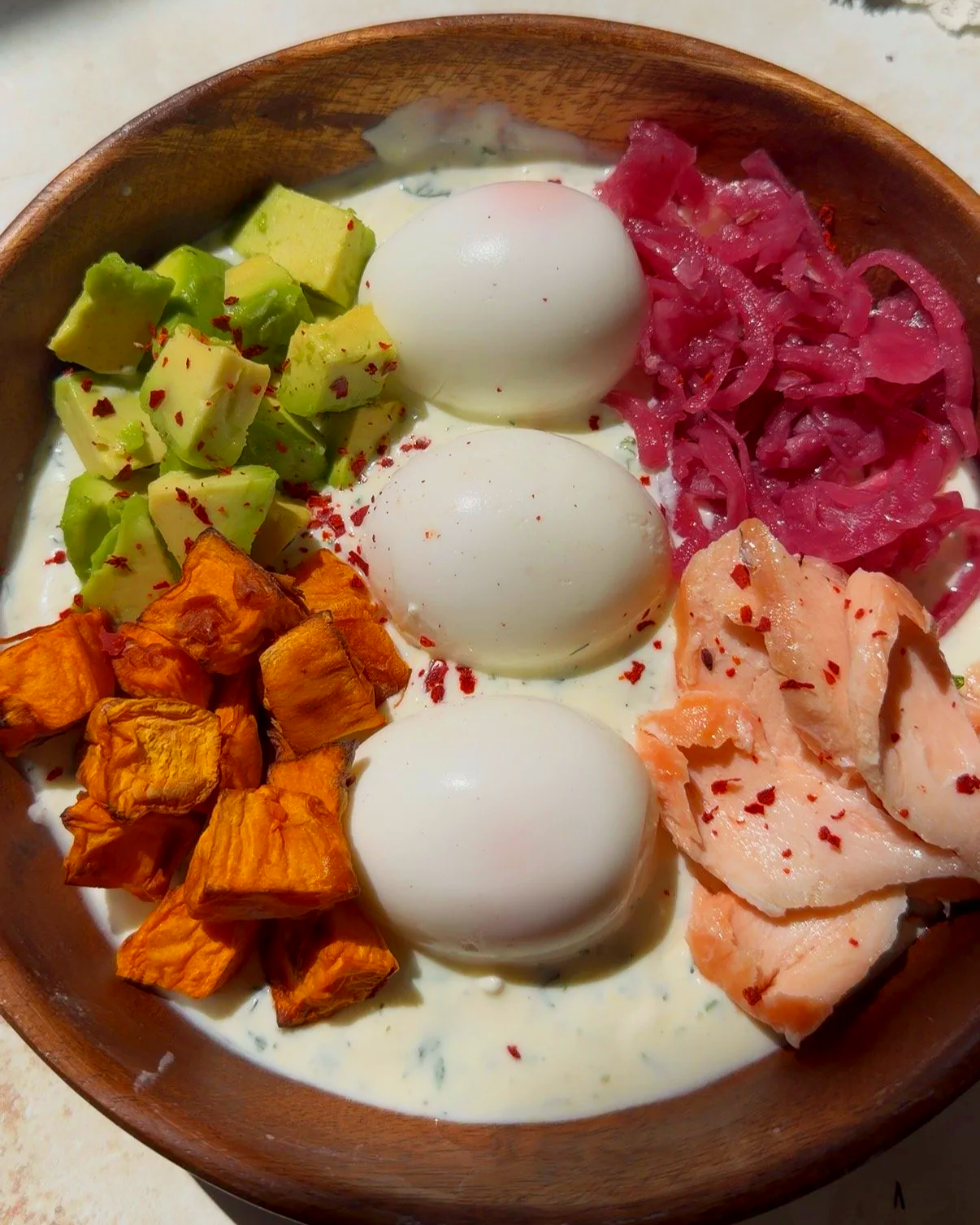 Cottage cheese bowl