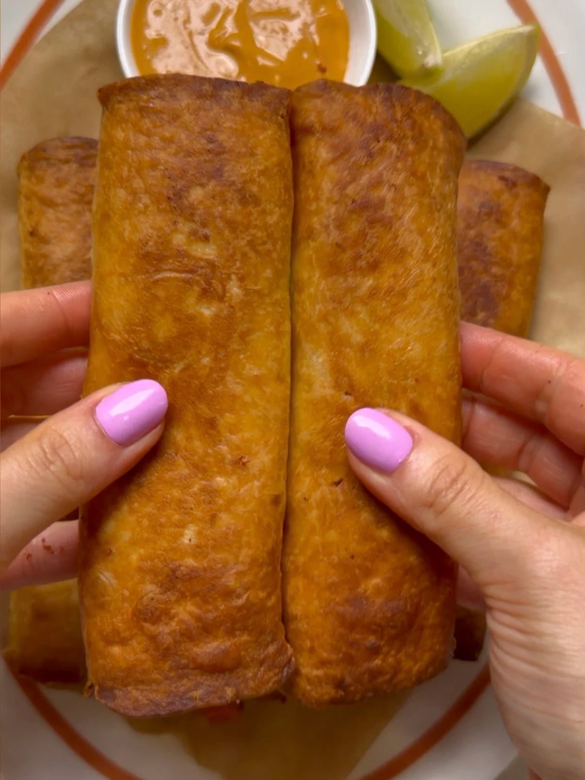 Sweet potato &amp; chorizo taquitos