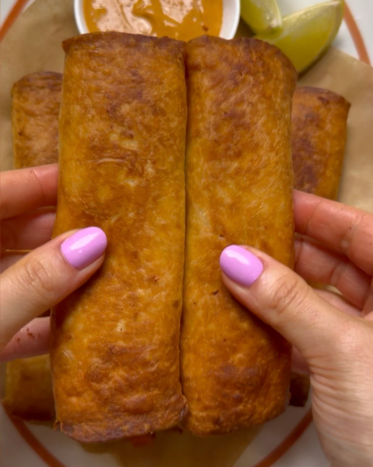 Sweet potato &amp; chorizo taquitos