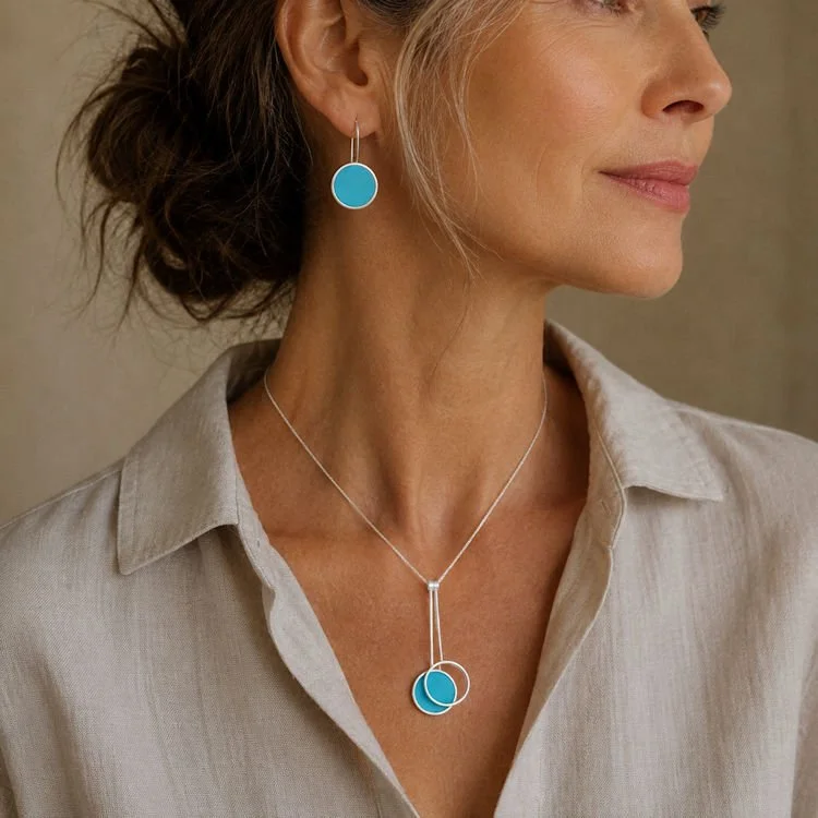 Chroma - Eclipse Midi Pendant - Blue