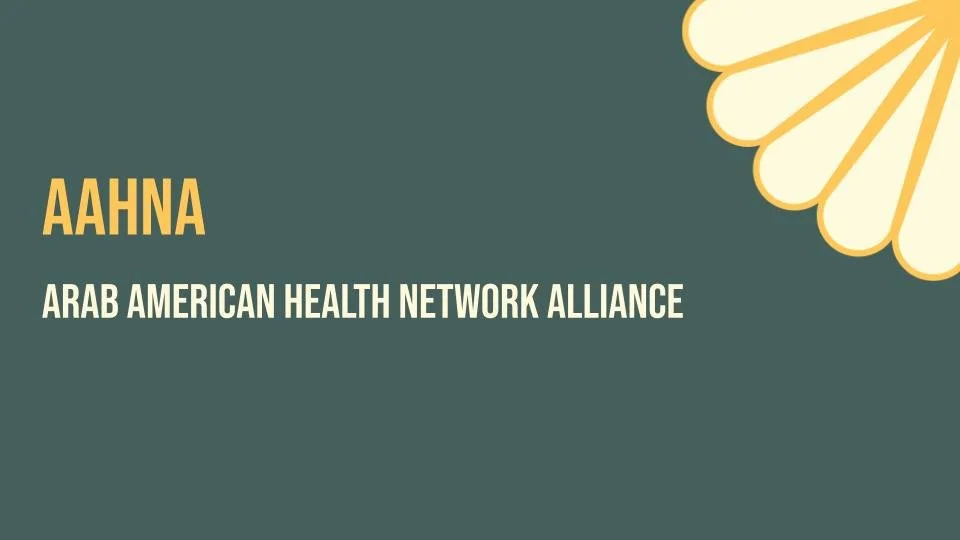 2024 Virtual Convening — Arab American Health Network Alliance