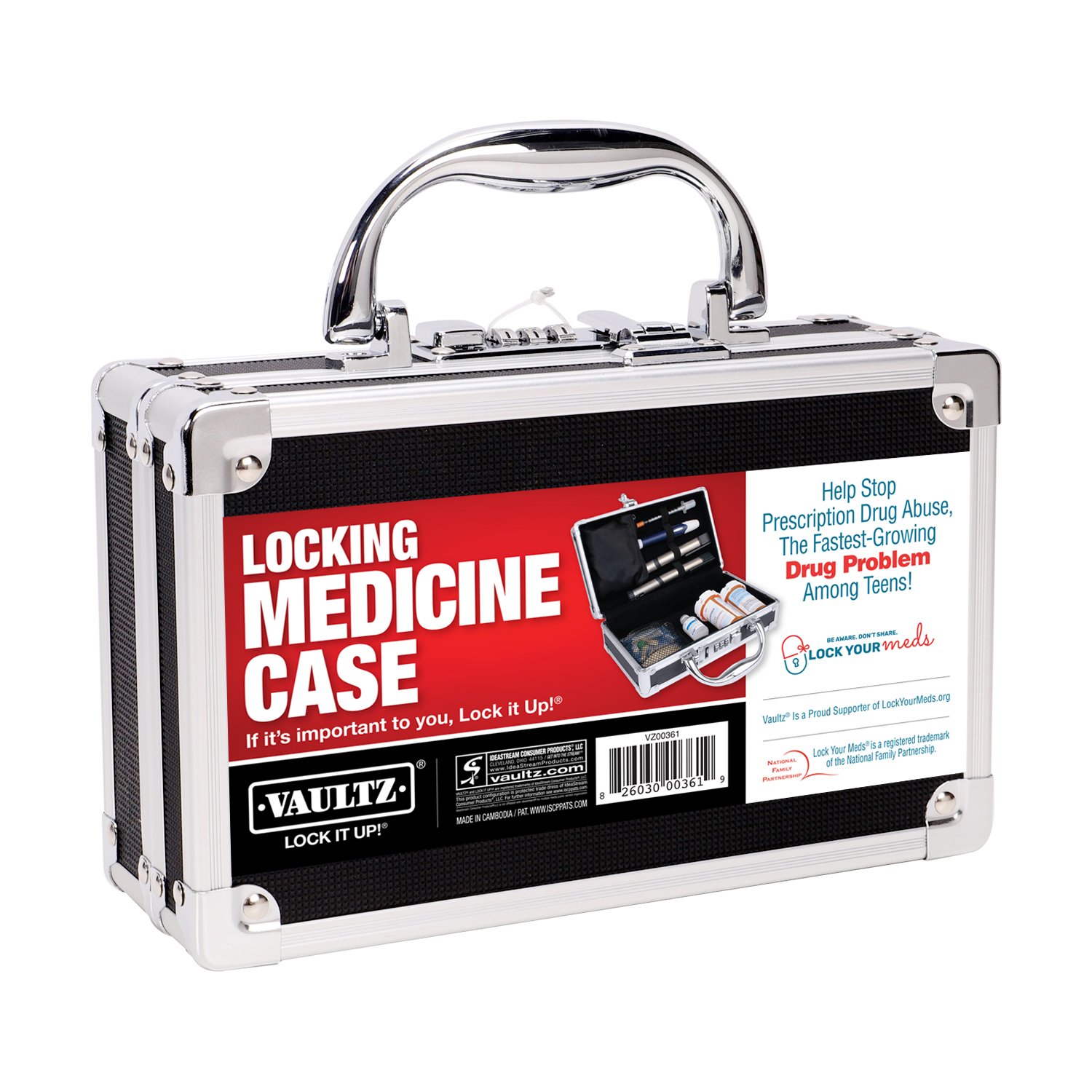 Lock Your Meds Locking Medicine Case [Box of 3] — NFP - National Family  Partnership