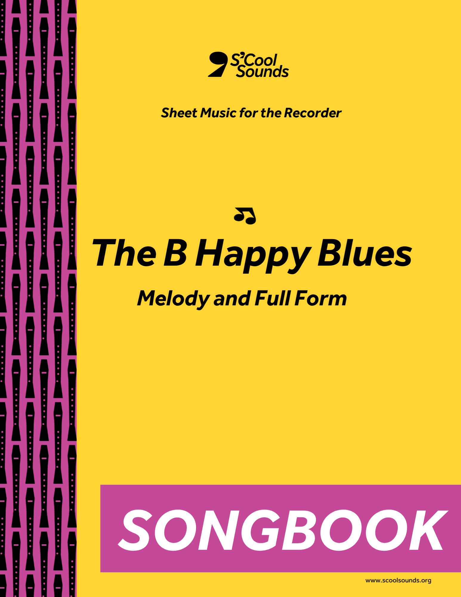 A thumbnail preview showing the songbook for "The 'B' Happy Blues."