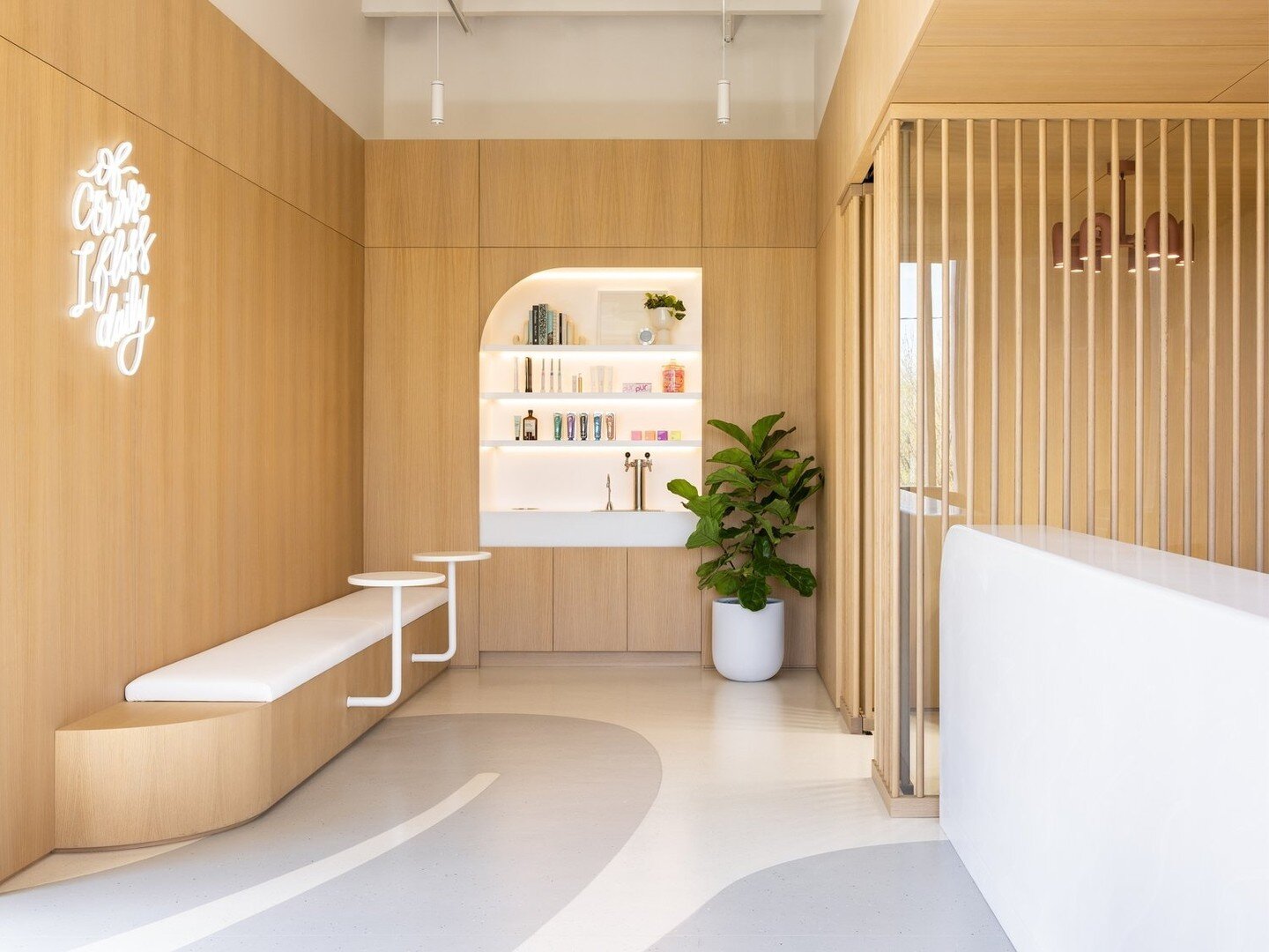 Design, wellness, and dental care collide at FDC Member @mssarahward award-winning design for @swishoralcare Winner of MASI Design Awards 2022, GOLD - Institutional/Healthcare Design. Congratulations to Sarah for being recognized by MASI for the four