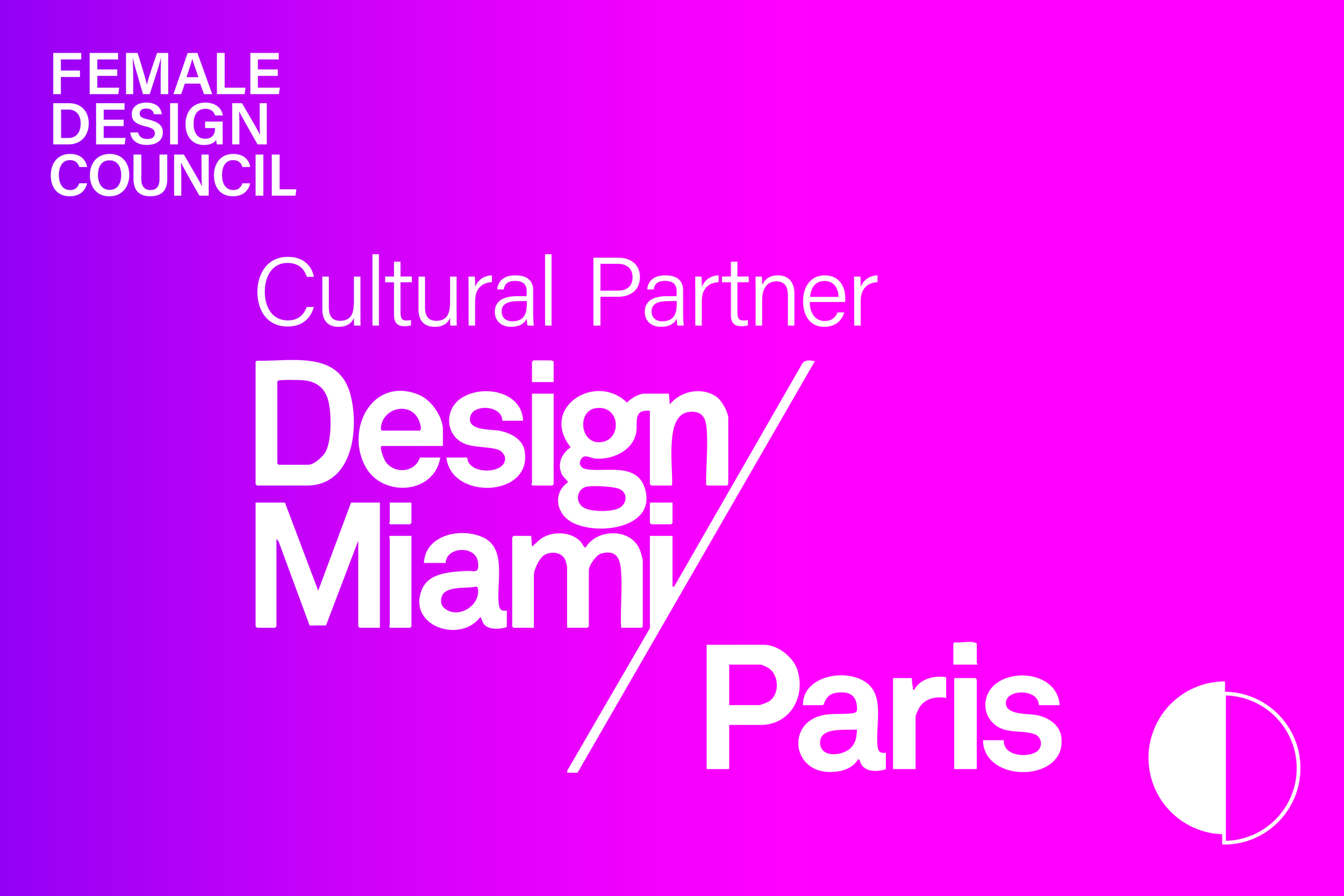 Design Miami Paris Cultural Partnership