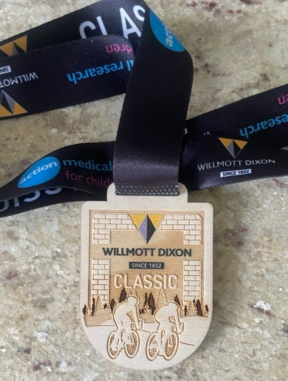 Tom took part in the 60 mile Willmott Dixon Classic, enjoying the countryside of Buckinghamshire.