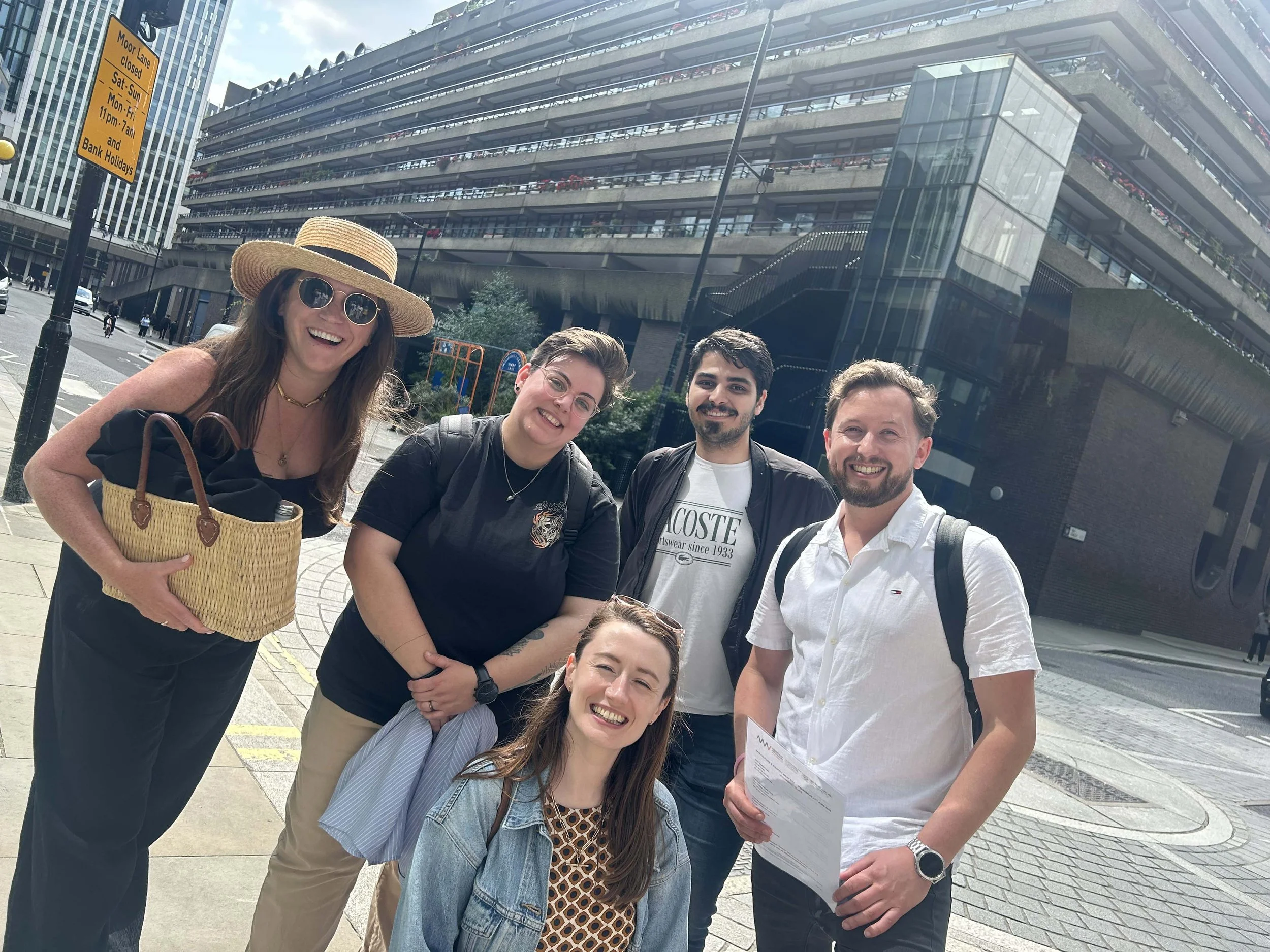 The Barbican - another stop on the afternoon walkabout.