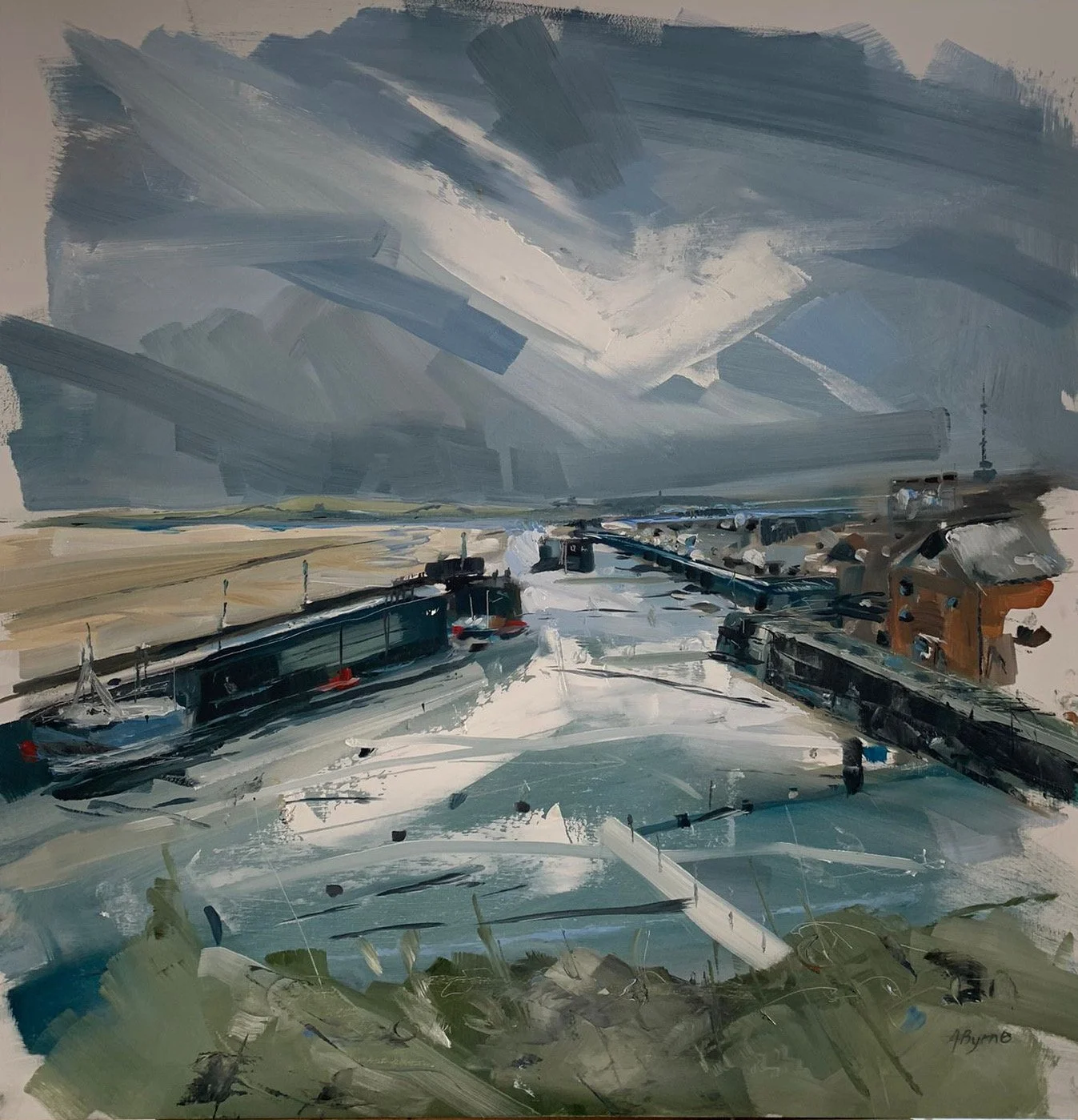 'Camel Estuary from Padstow Harbour'