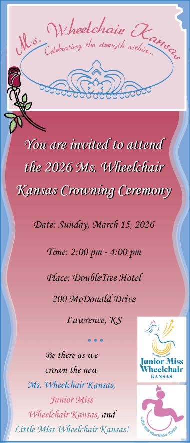 A picture of the 2026 Crowning Ceremony invitation- all details to the left