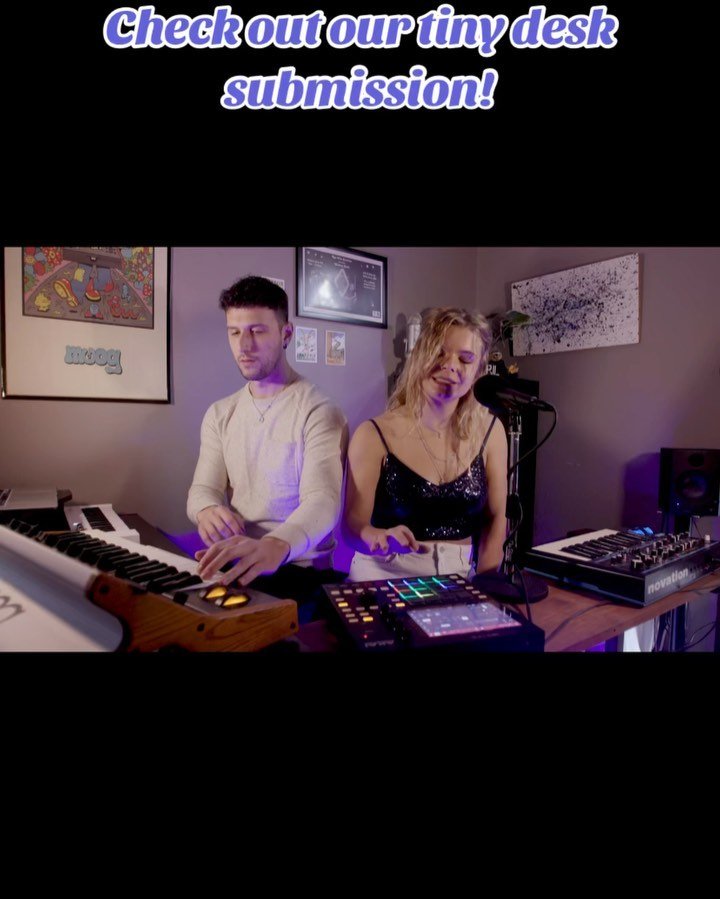 ICYMI: check out our tiny desk video! You can find the full performance on YouTube through the link in our bio 💙🎥 by @angeladhollowell 

#musicvideo #tinydesk #livemusic #altpop #synthesizer #femalefronted #recordingartist #raleighmusic