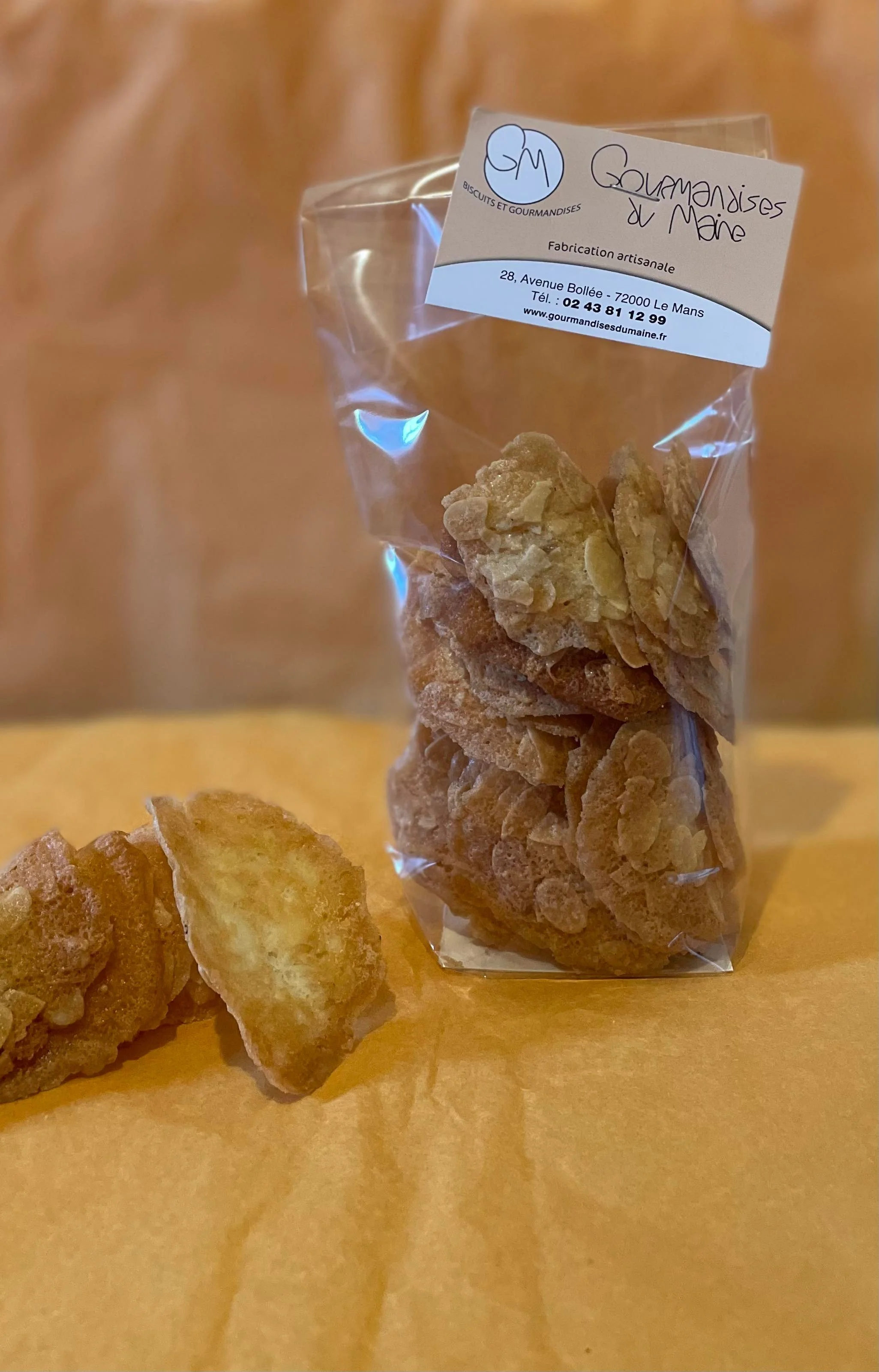 Tuiles amandes - 100g