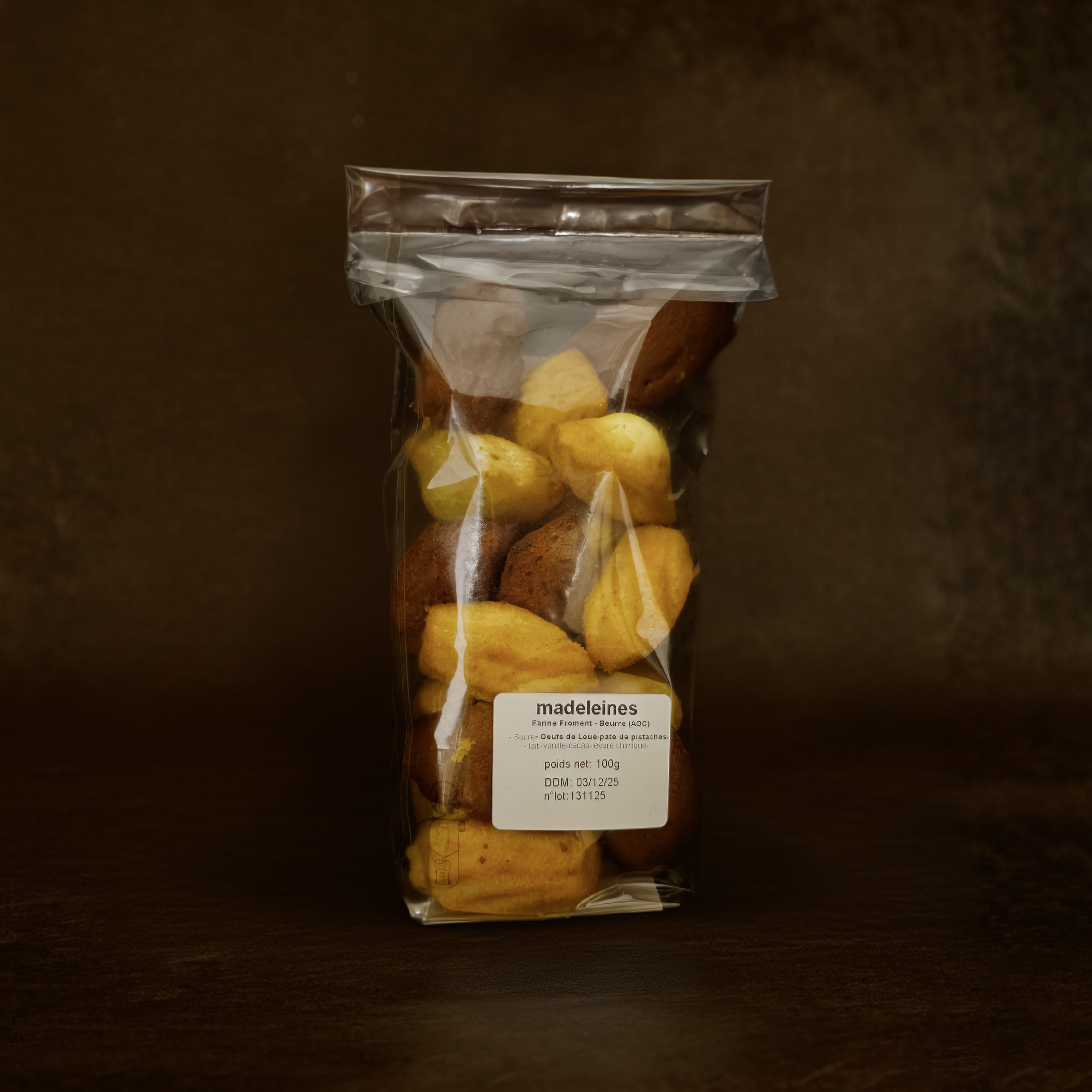 Mini madeleines - 100g