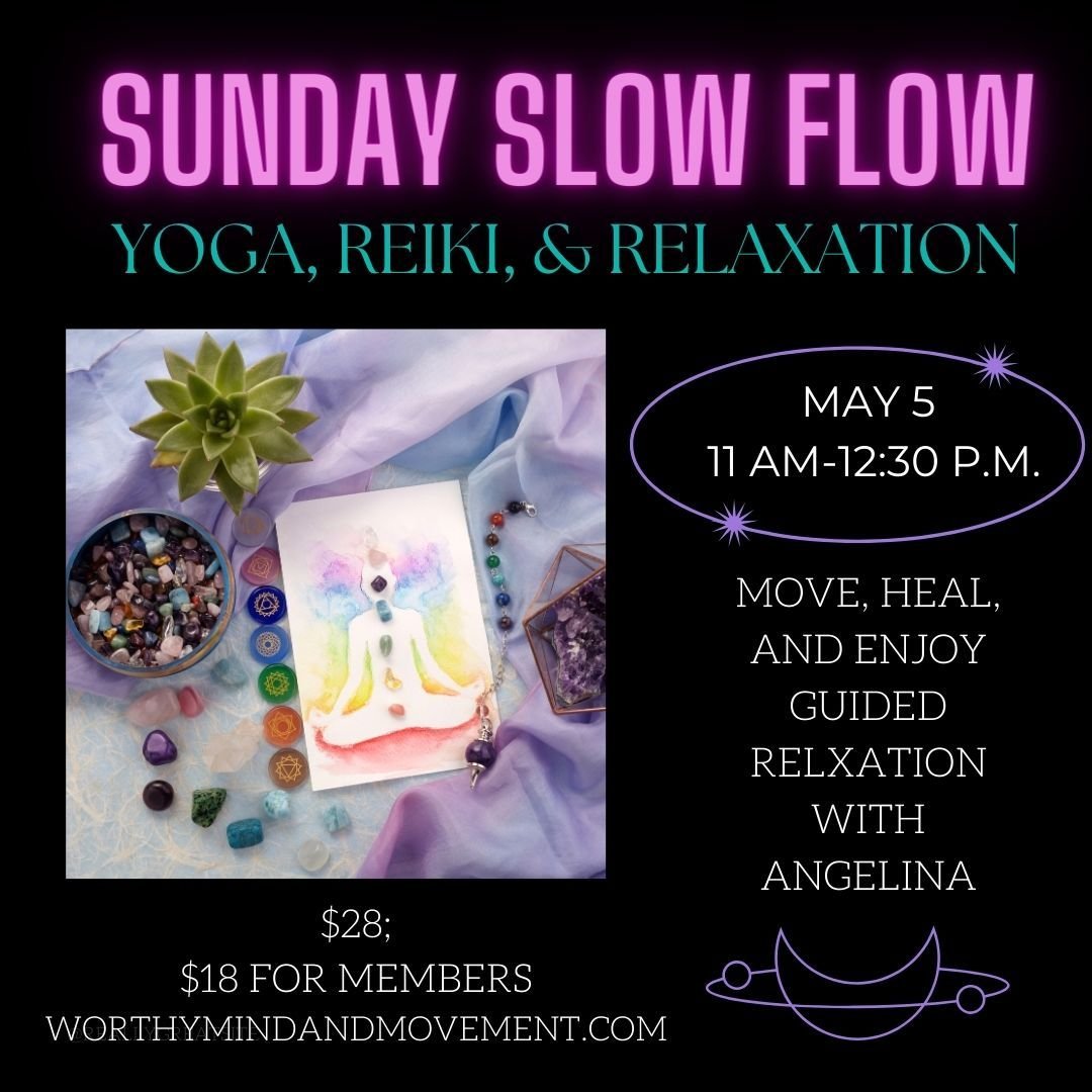 What a way to spend a Self-Care Sunday. 👏 We welcome back Angelina for this soothing, healing experience that received lots of love the last time we held it at Worthy.

During this 90-minute class, we will tune in with our breath, move with intentio