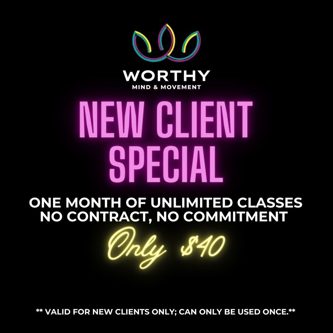 Wanna check us out? 👀

We recently added this New Client Special to our list of credit/membership plans. May is the perfect time to use it as you can also participate in the May Movement Challenge to win a Liforme yoga mat (up to a $140 value - read