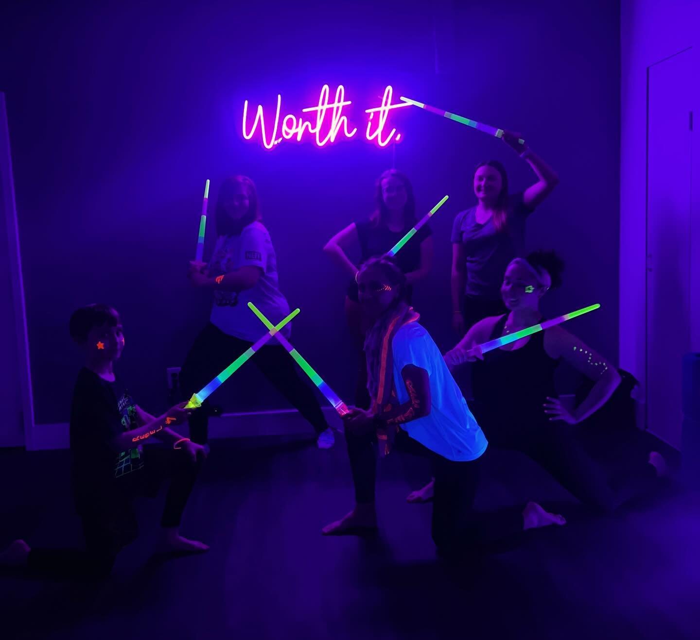 Jedi Training ✅

The force is strong with these ones! Thanks to anyone and all who joined our May the Fourth Galactic Glow Yoga Night&hellip; and thank you, Michelle, for practicing with an umbrella at home to ensure we&rsquo;d have some sweet lights