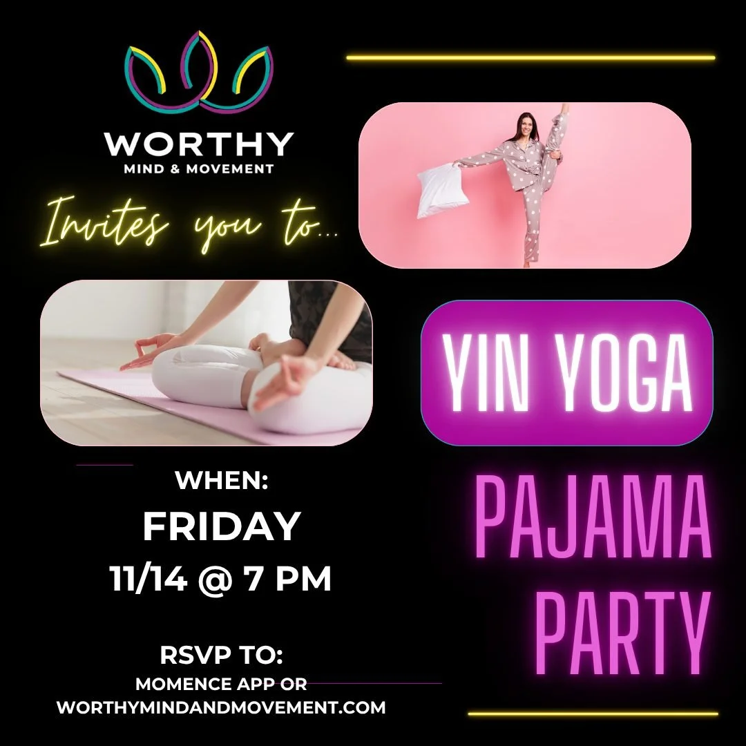 Slow down, stretch it out and snuggle in! ☺

Join Alyssa for a special Pajama Yin Party, where we'll trade hustle for stillness and stretchy pants for actual pajamas. 

This 60-minute Yin Yoga session is designed to calm you nervous system through lo