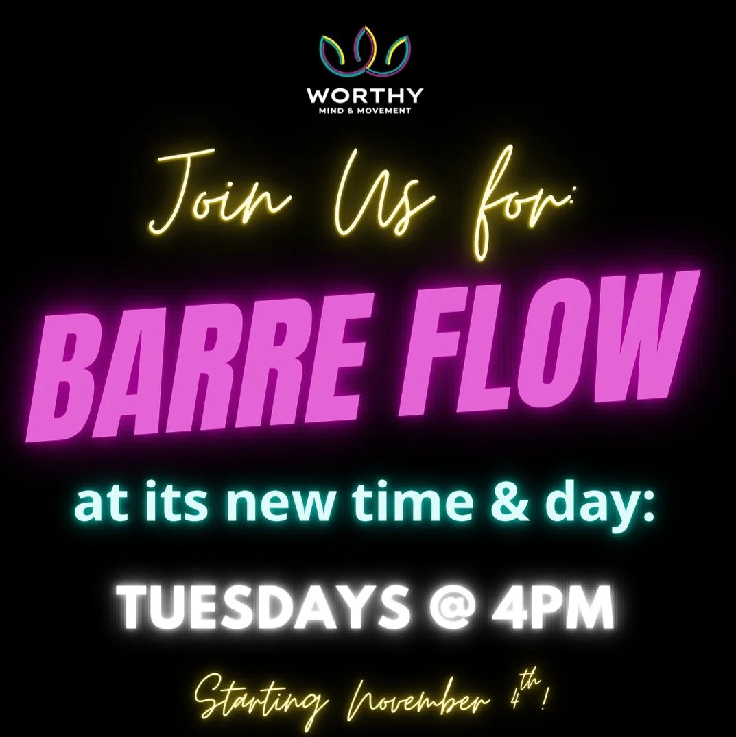 🍁As the days grow shorter and the evenings cooler, it&rsquo;s the perfect time to move your body before heading home for the night! 

📆Join Hannah for BARRE FLOW-a dynamic class designed to strengthen, balance, and restore at its NEW DAY &amp; TIME