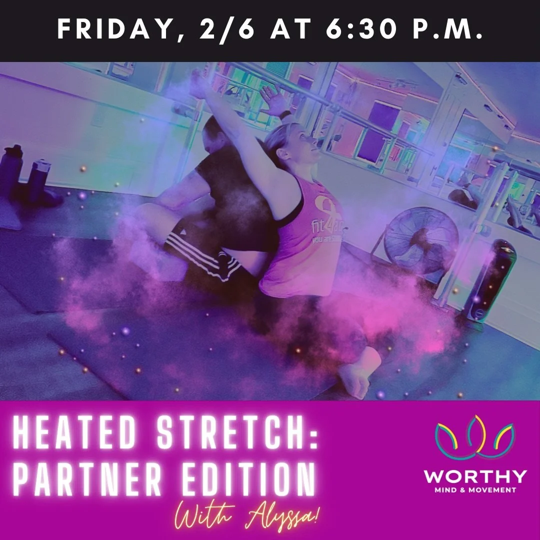 🔥Grab your bestie, boo, or favorite partner-in-crime for our playful Heated Stretch: Partner Edition 🔥

✨We&rsquo;ll ease into things with a feel-good series of held poses and deep stretches that encourage our bodies to get melty 🫠 and mobile in t
