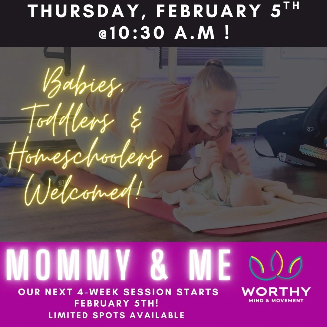 Our Mom &amp; Me Barre Series is back! Our new 4-week series starts Thursday, February 5th at 10:30am! This class gives caregivers a chance to embrace movement while navigating the beautiful (and busy) realities of parenthood&mdash;all while building