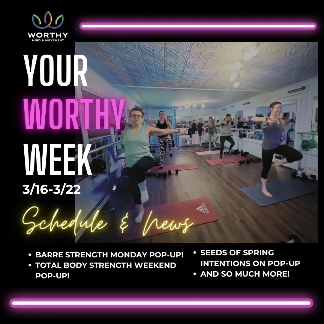 When it&rsquo;s raining, we are still training☔️Our Worthy Week is packed with opportunities to move, sweat, and show up for yourself! Along with our amazing regular schedule, we&rsquo;ve added a few special pop-ups to give you even more chances to m