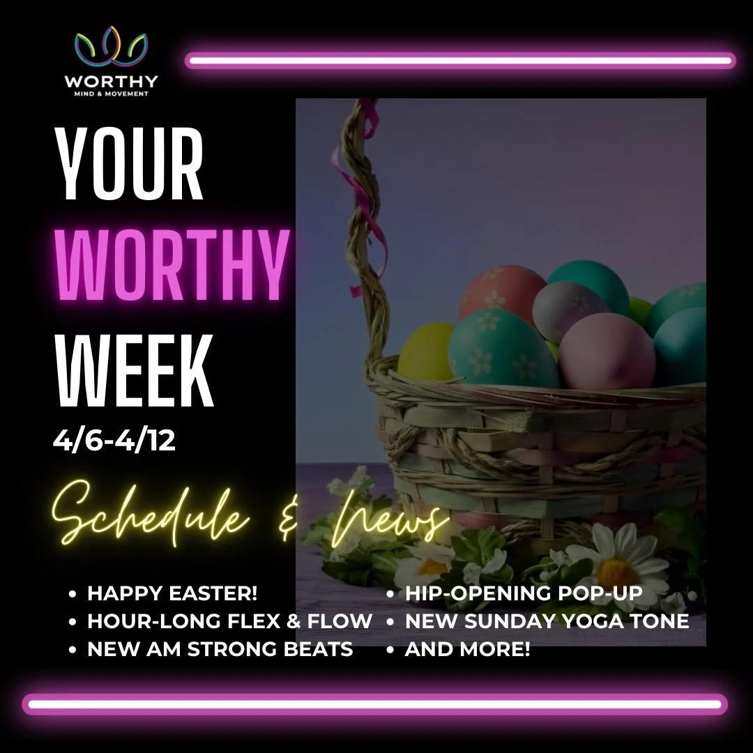 Happy Easter, Worthy Fam! We hope you&rsquo;re enjoying your day around loved ones &amp; ample Cadbury Eggs! 🐣

And much like springtime itself, we are here to keep things fresh. A few things to note: 

🎉 NEW additional times start this week for ST