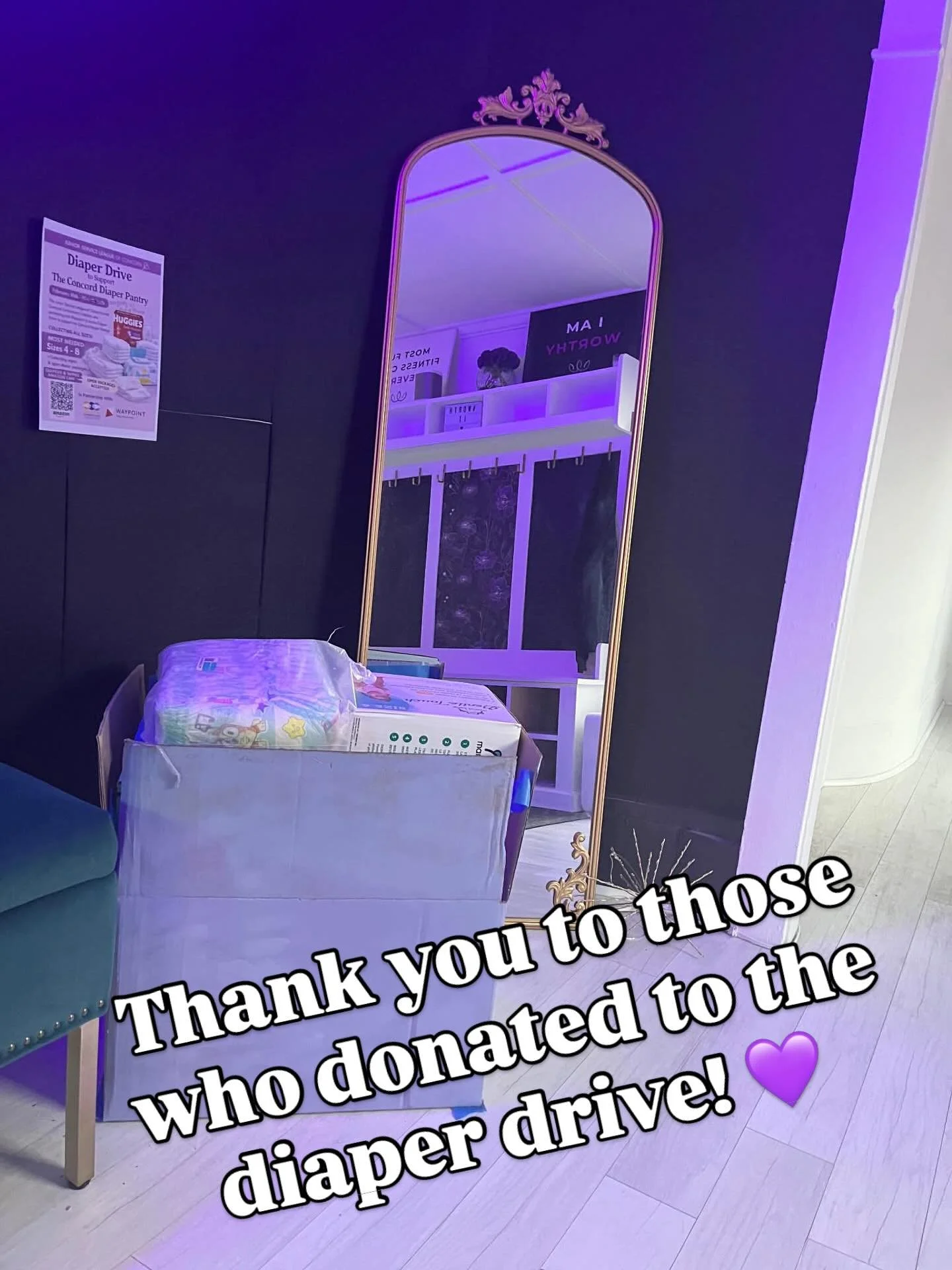 We can&rsquo;t let #WorthyCauseWednesday come to a close without giving a big shoutout to our clients who helped us fill the purple bin with diapers &amp; wipes to help support @waypointnh&rsquo;s diaper pantry! You are all amazing! 🙏

Big thank you