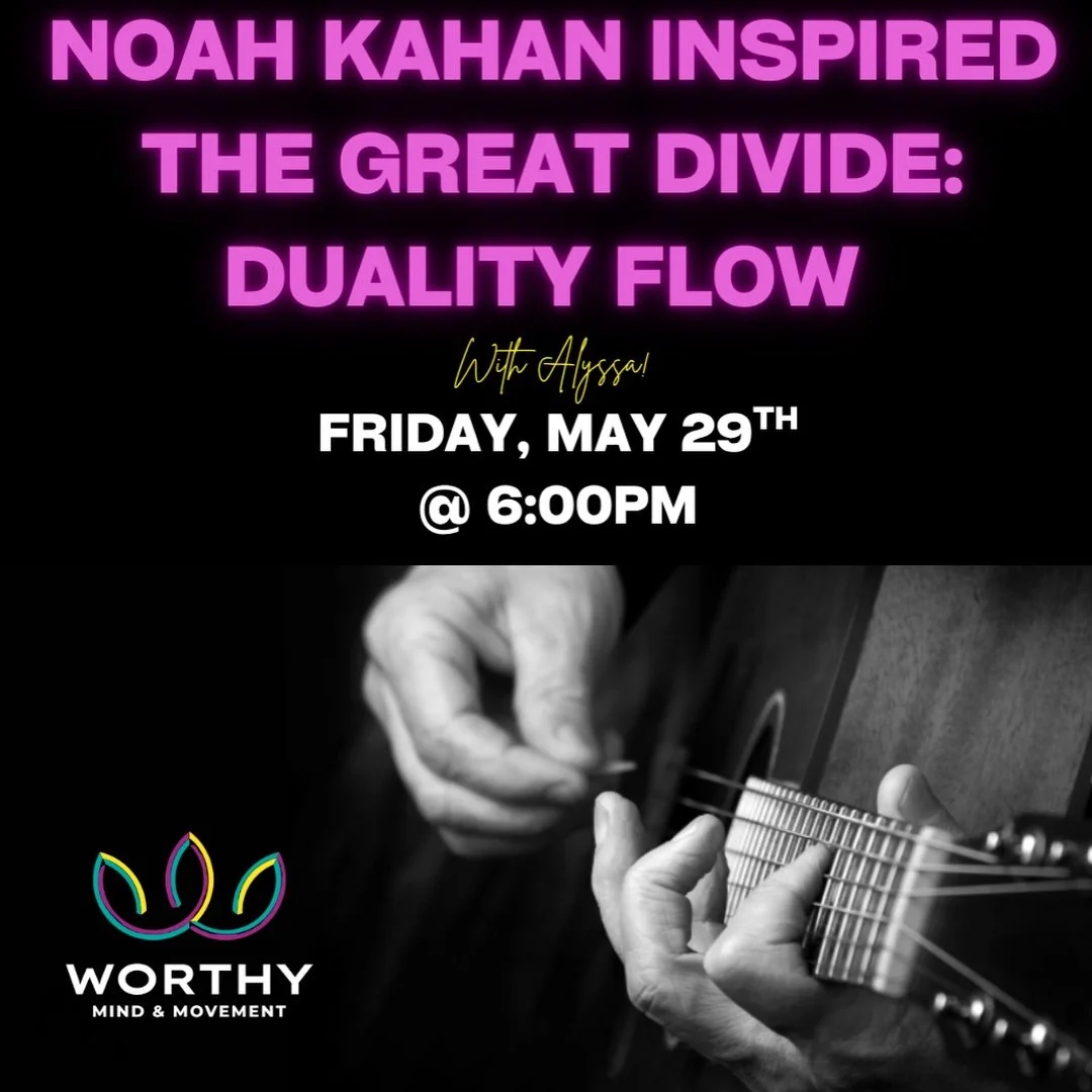 🎶Inspired by Noah Kahan and his newest album, The Great Divide, this soul-stirring, music-driven yoga class invites you to move through contrast: heat and stillness, effort and surrender, and the version of you that pushes forward and the one that j