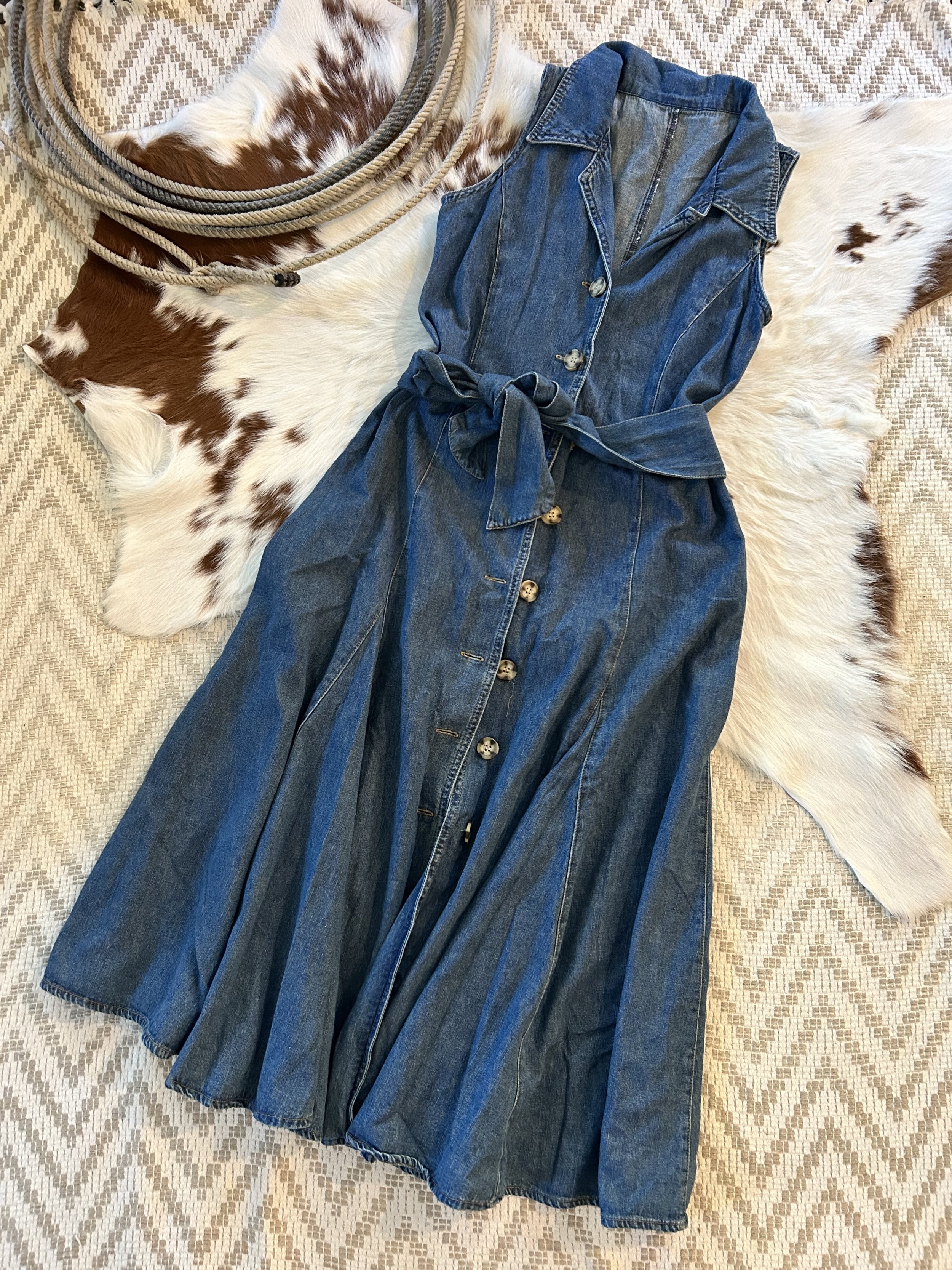 Denim Dress! Medium