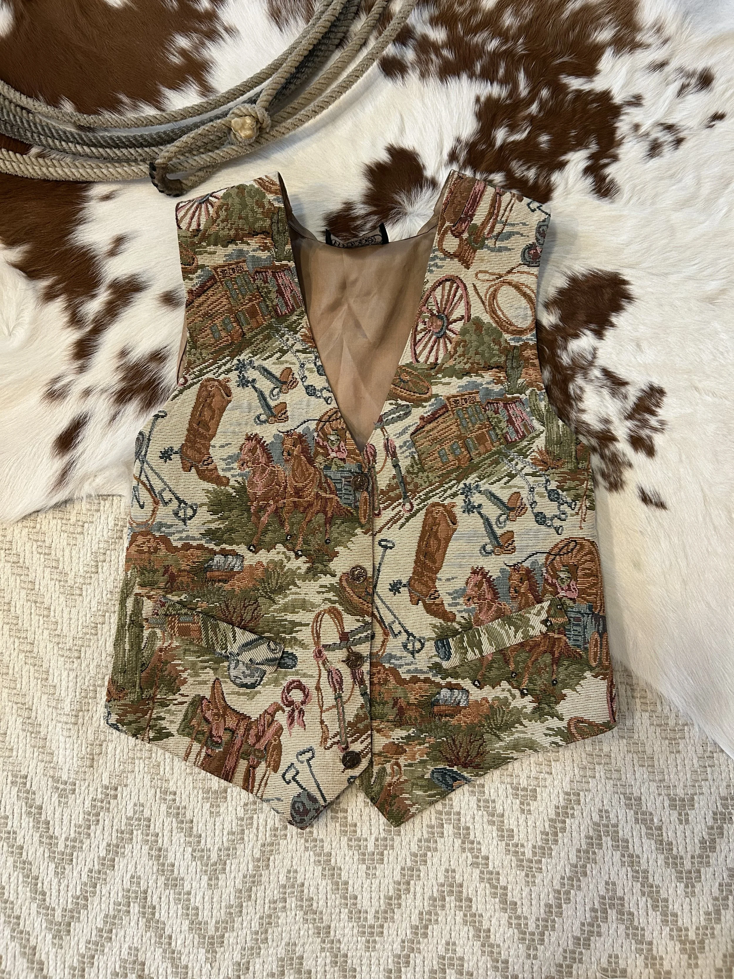 Boot Tapestry Vest! XL