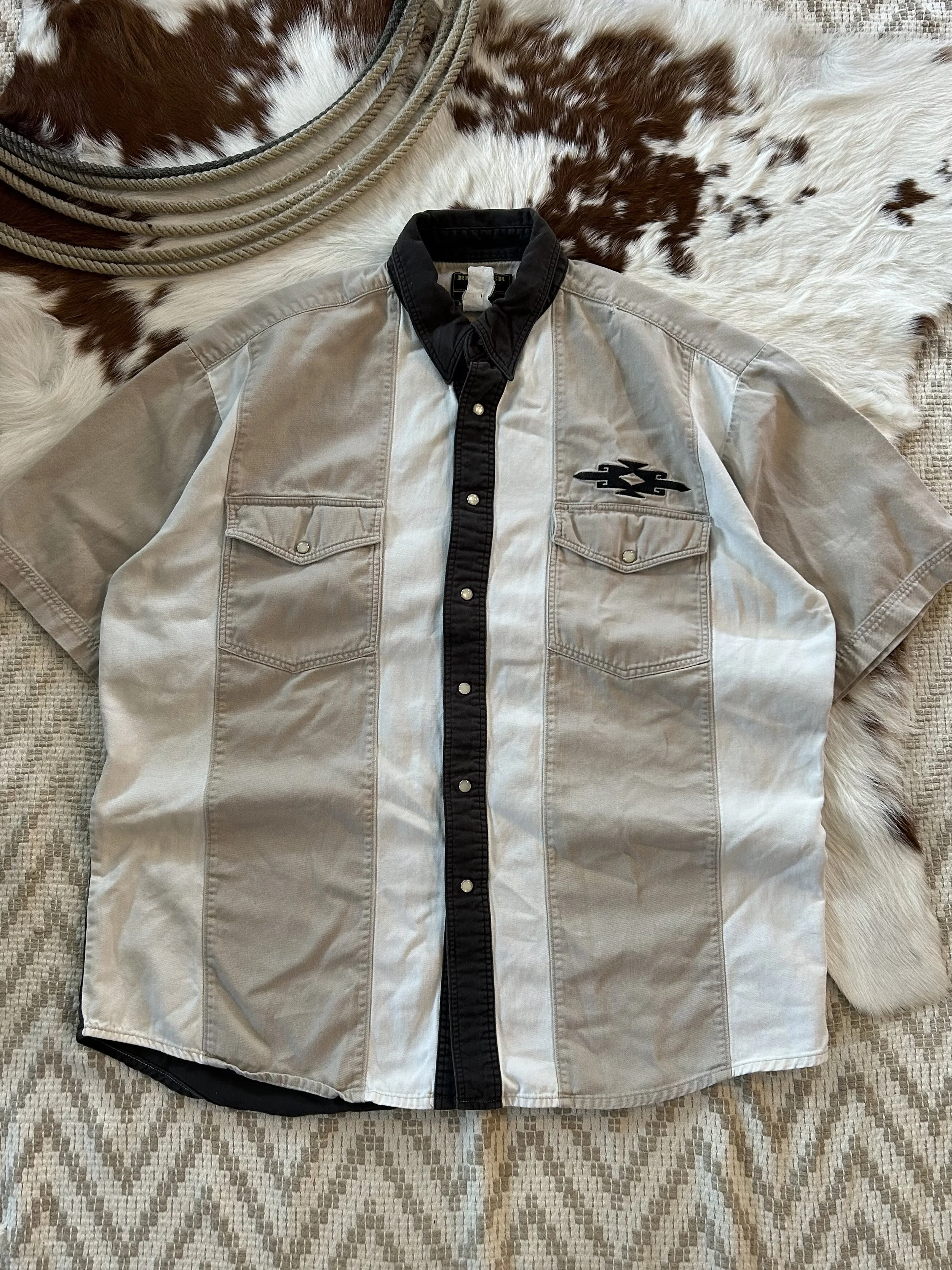 Wrangler Short Sleeve Pearlsnap! Large