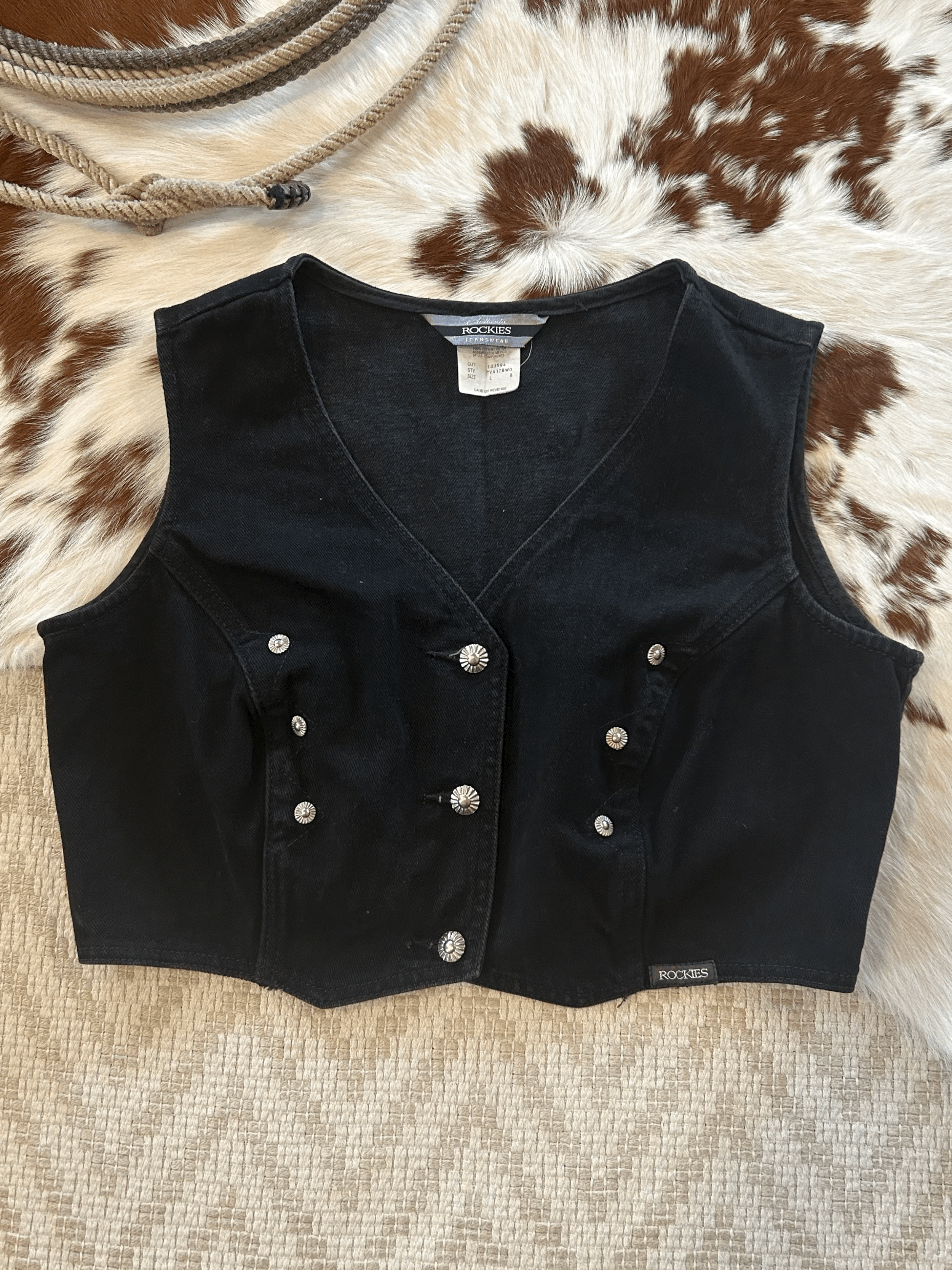 Black Rockies Vest Large