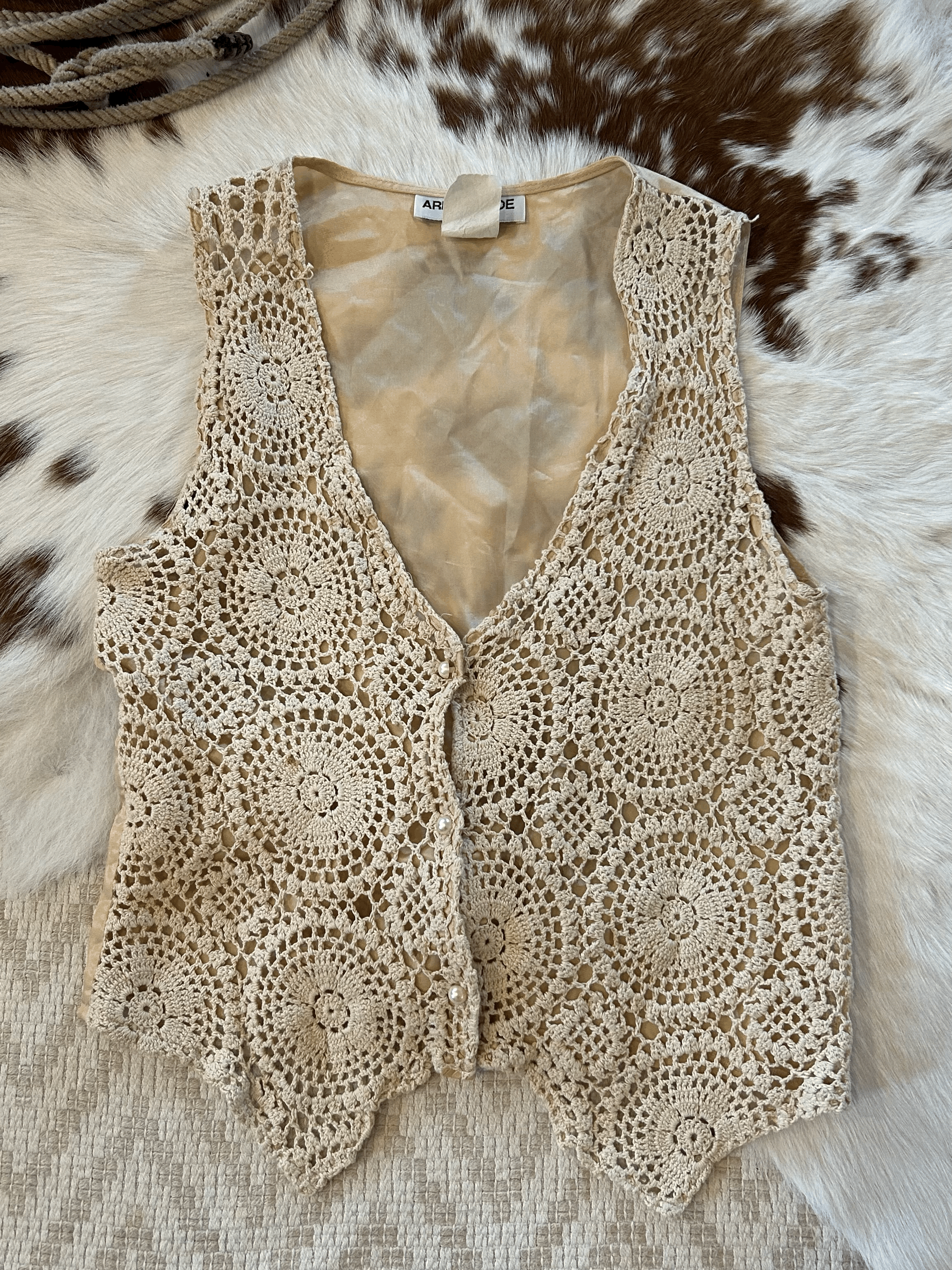 Crochet Vest Small