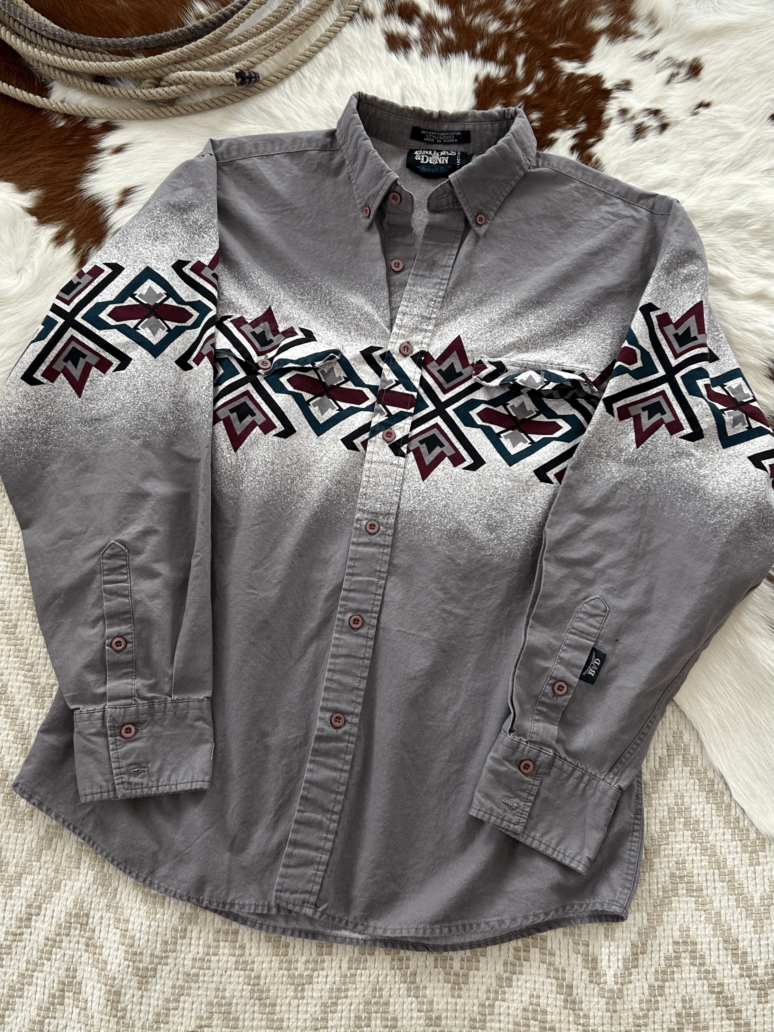 Brooks and Dunn Button Up Large