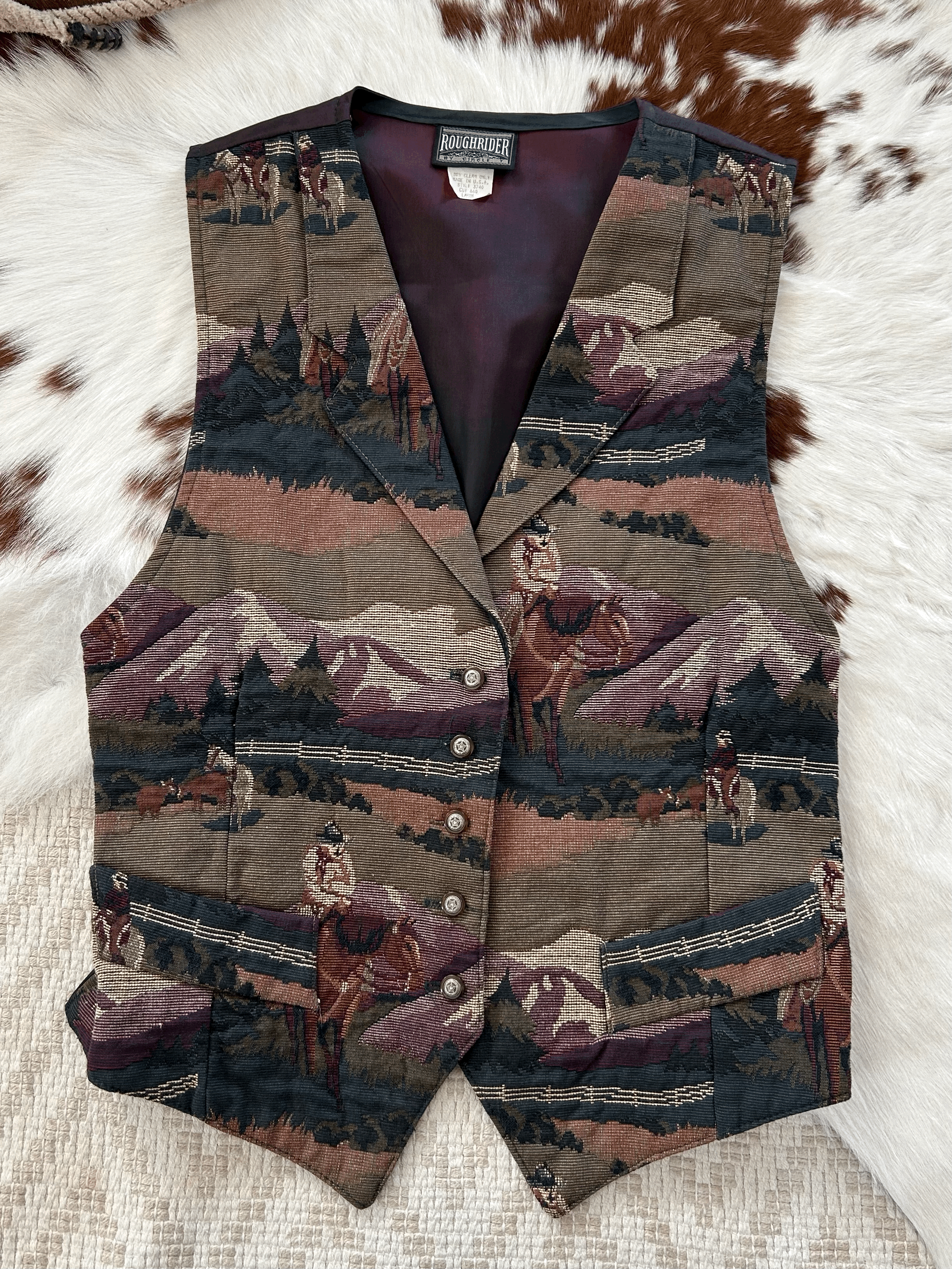 Mountain Cowboys Vest Large