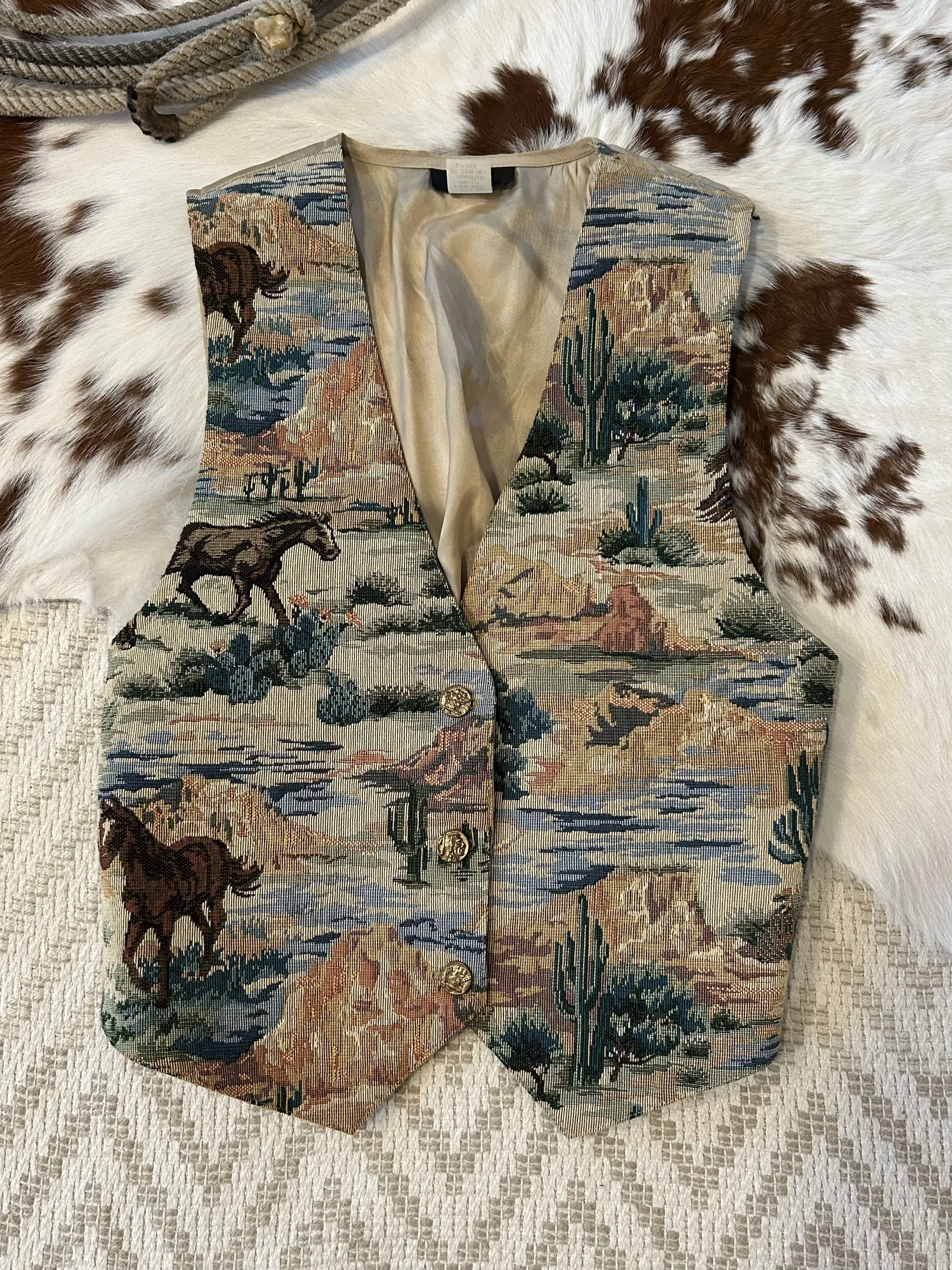 Desert Ponies Vest! Large