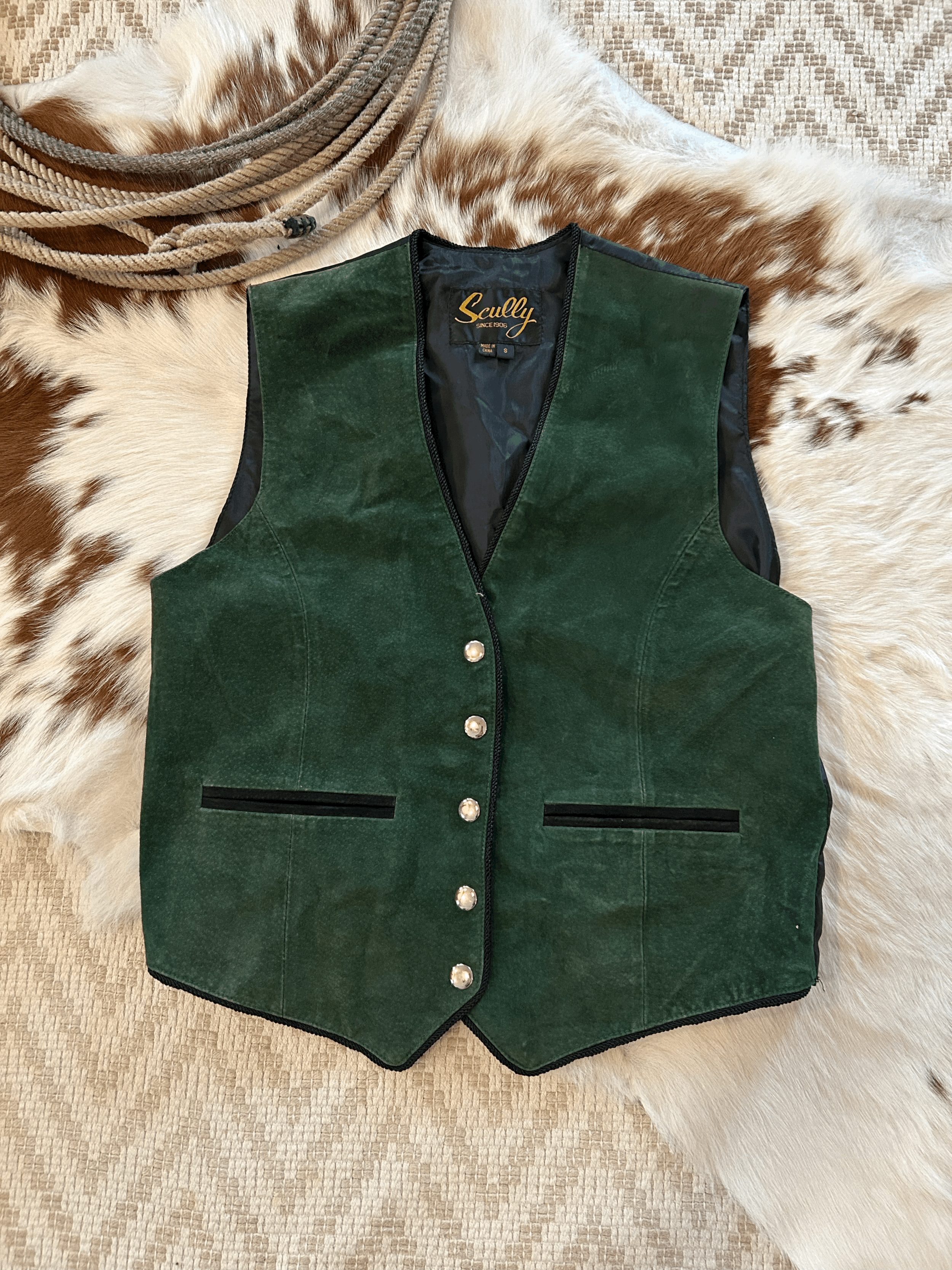 Suede Scully Vest Small