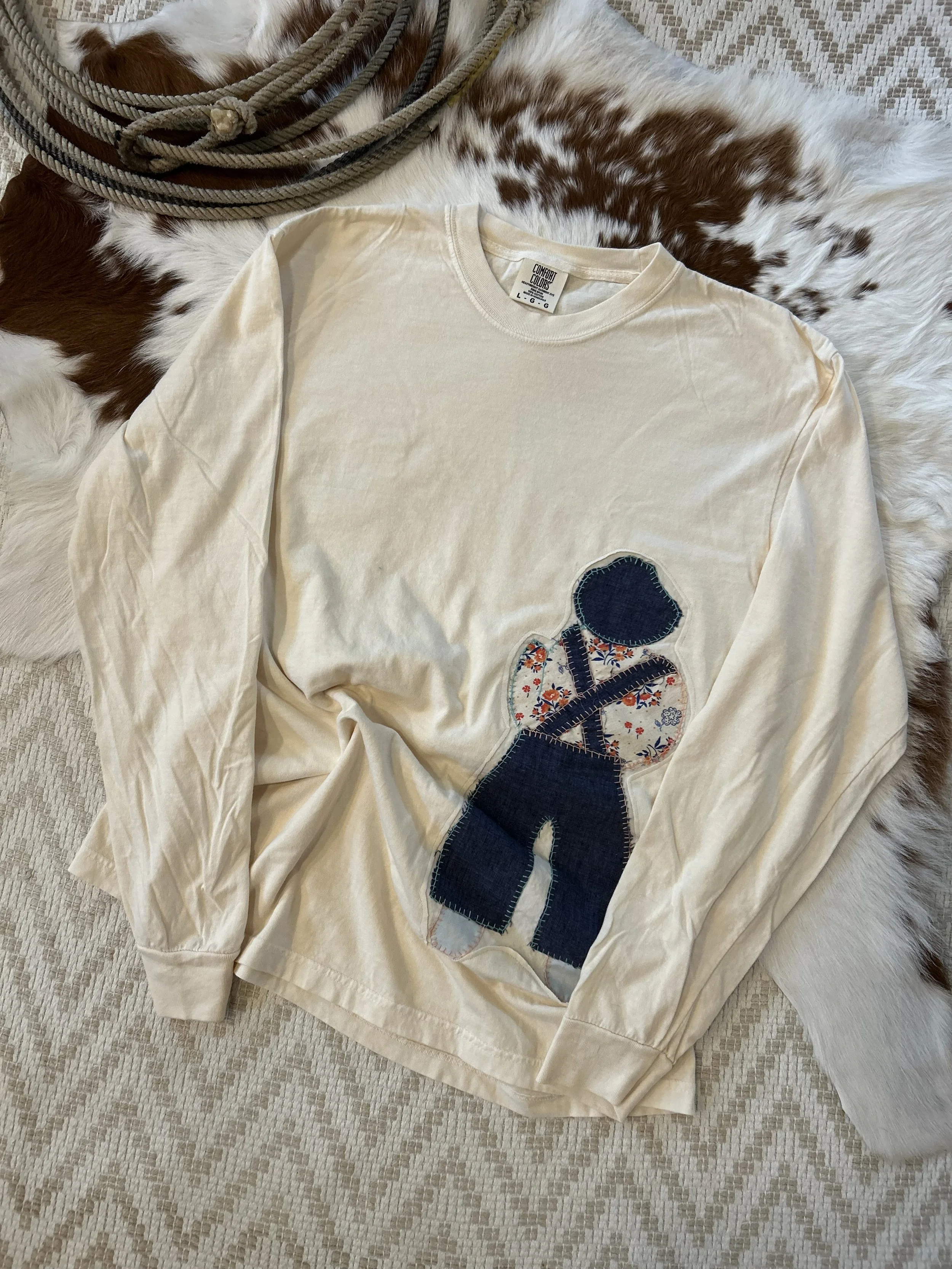 Longsleeve Cowboy Rework! Large