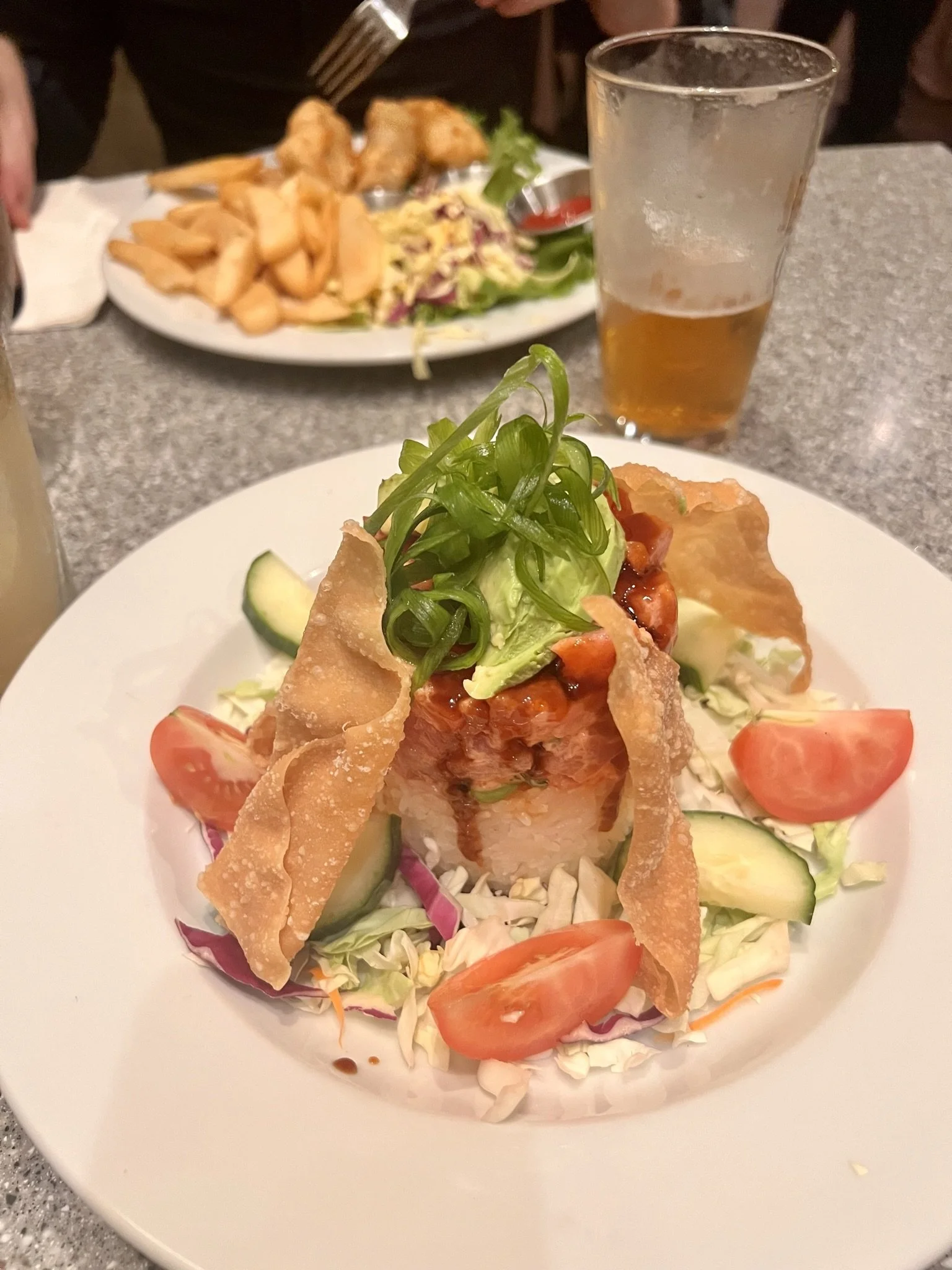 Pineapples Island Poke Stack