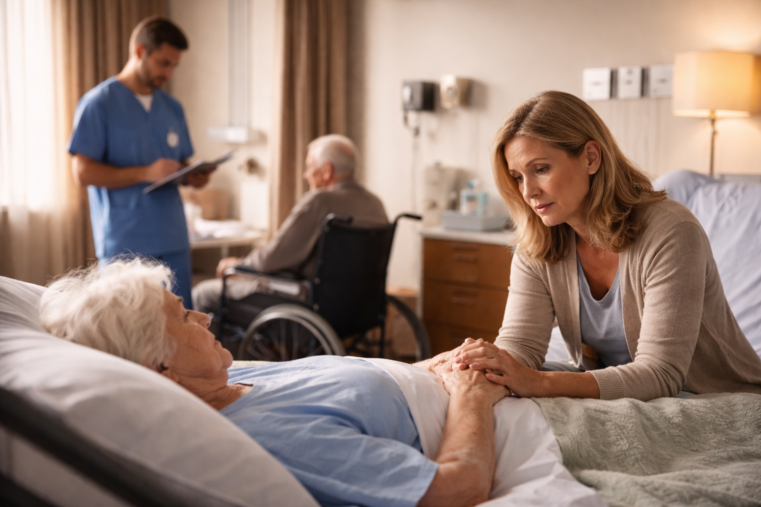 Elderly residents experiencing nursing home negligence
